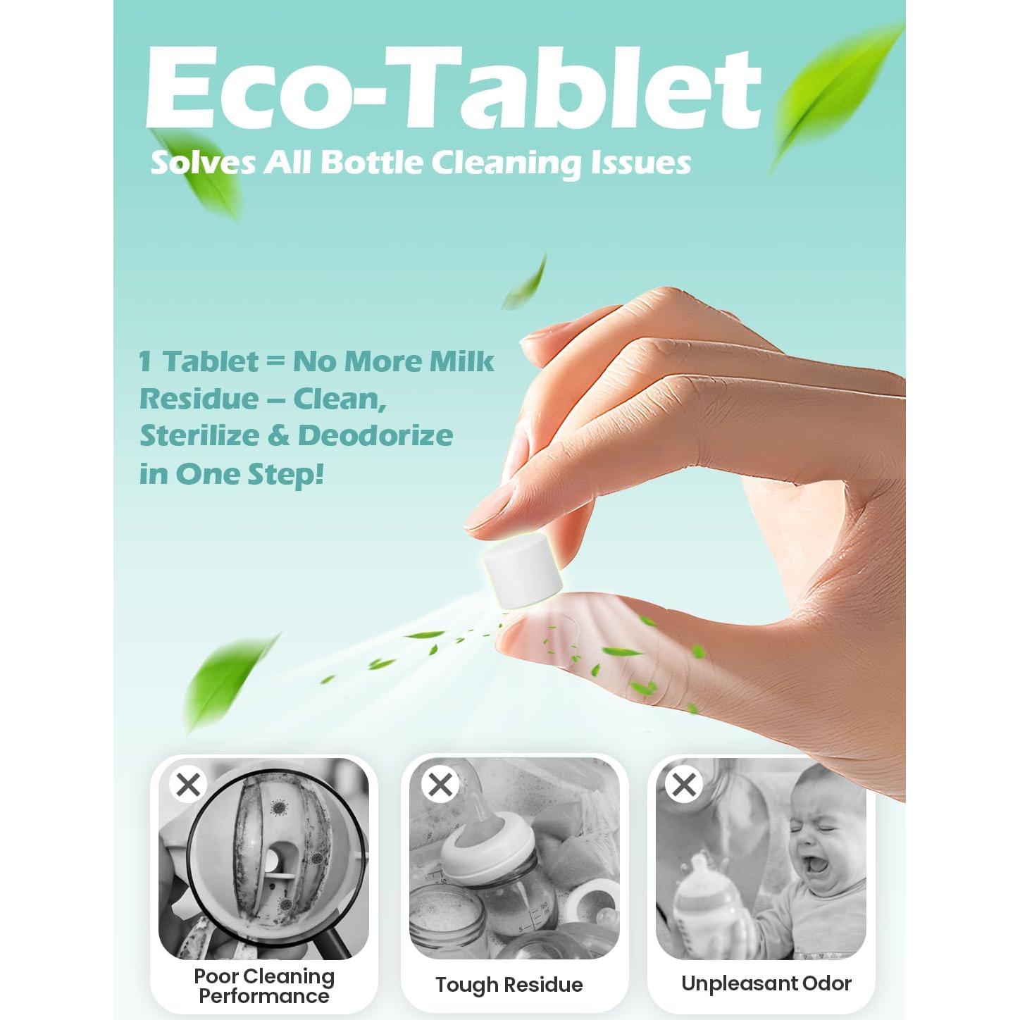 150 Tabletas de Detergente Mamouris para Lavadoras de Botellas