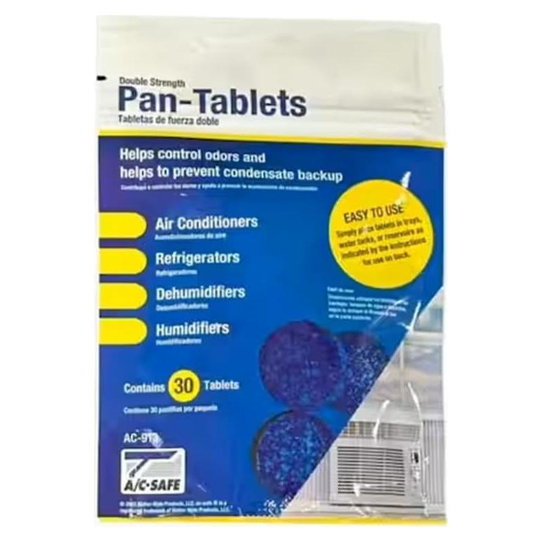 Tabletas Limpiadoras AC-Safe Pan 30 Unidades - Humidificadores