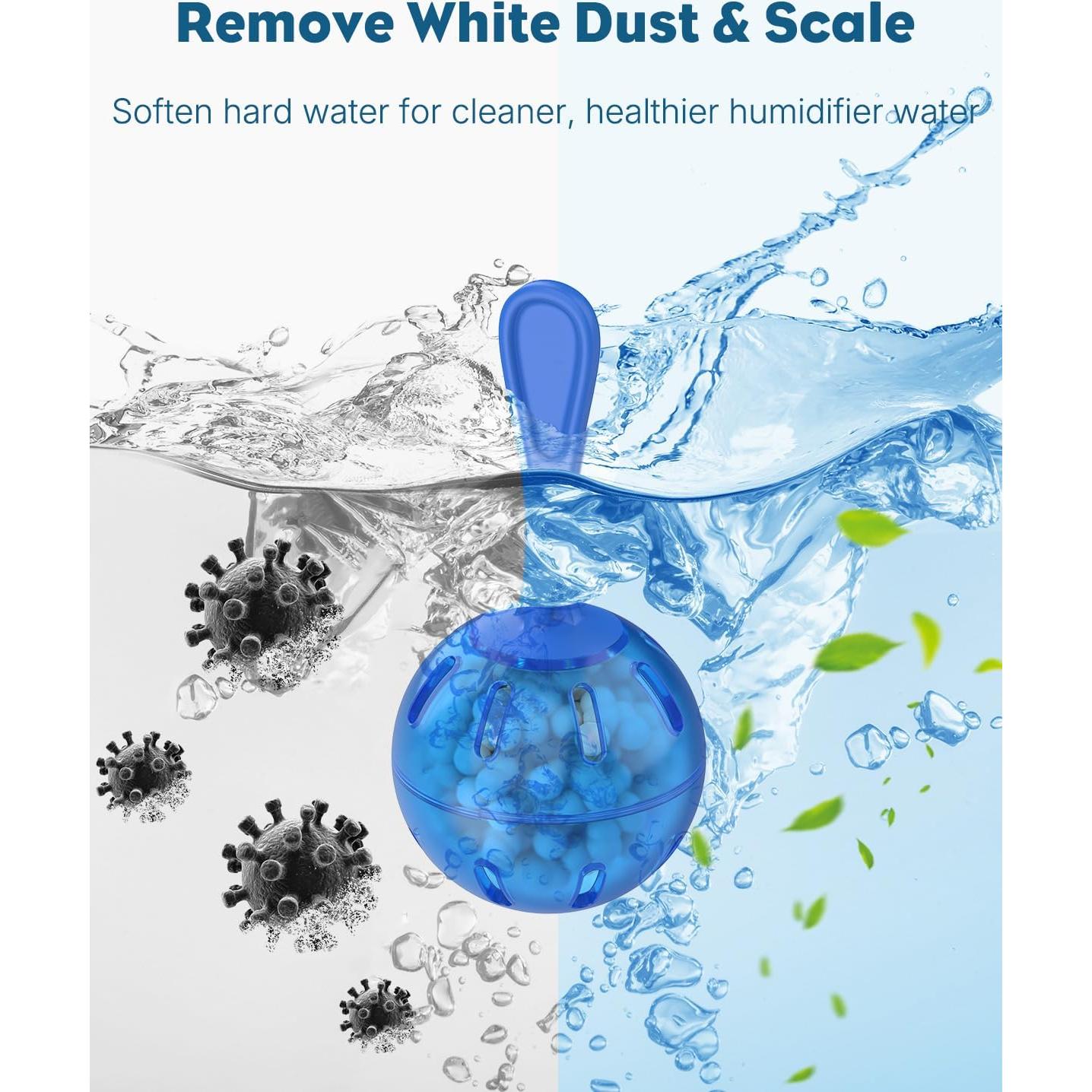 Bolas de Limpieza para Humidificador Pawfly - 12 Pcs Desmineralización
