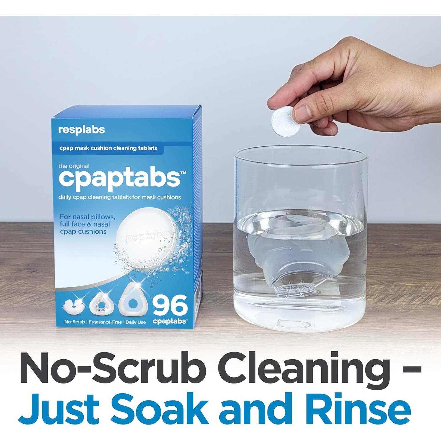 Tabletas de limpieza CPAP Resplabs - 30 unidades - Higiene fácil