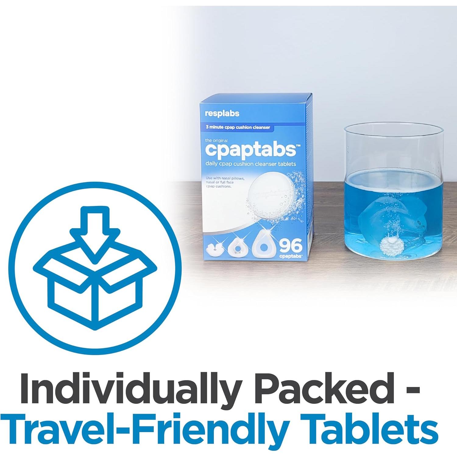 Tabletas de limpieza CPAP Resplabs - 30 unidades - Higiene fácil