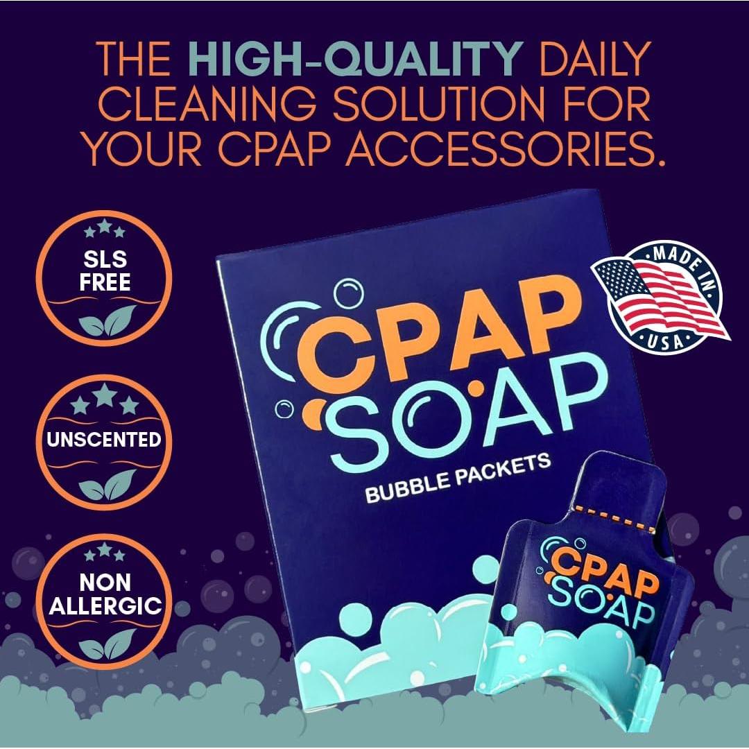 Kit de limpieza CPAP Soap 90 días - Jabón y toallitas