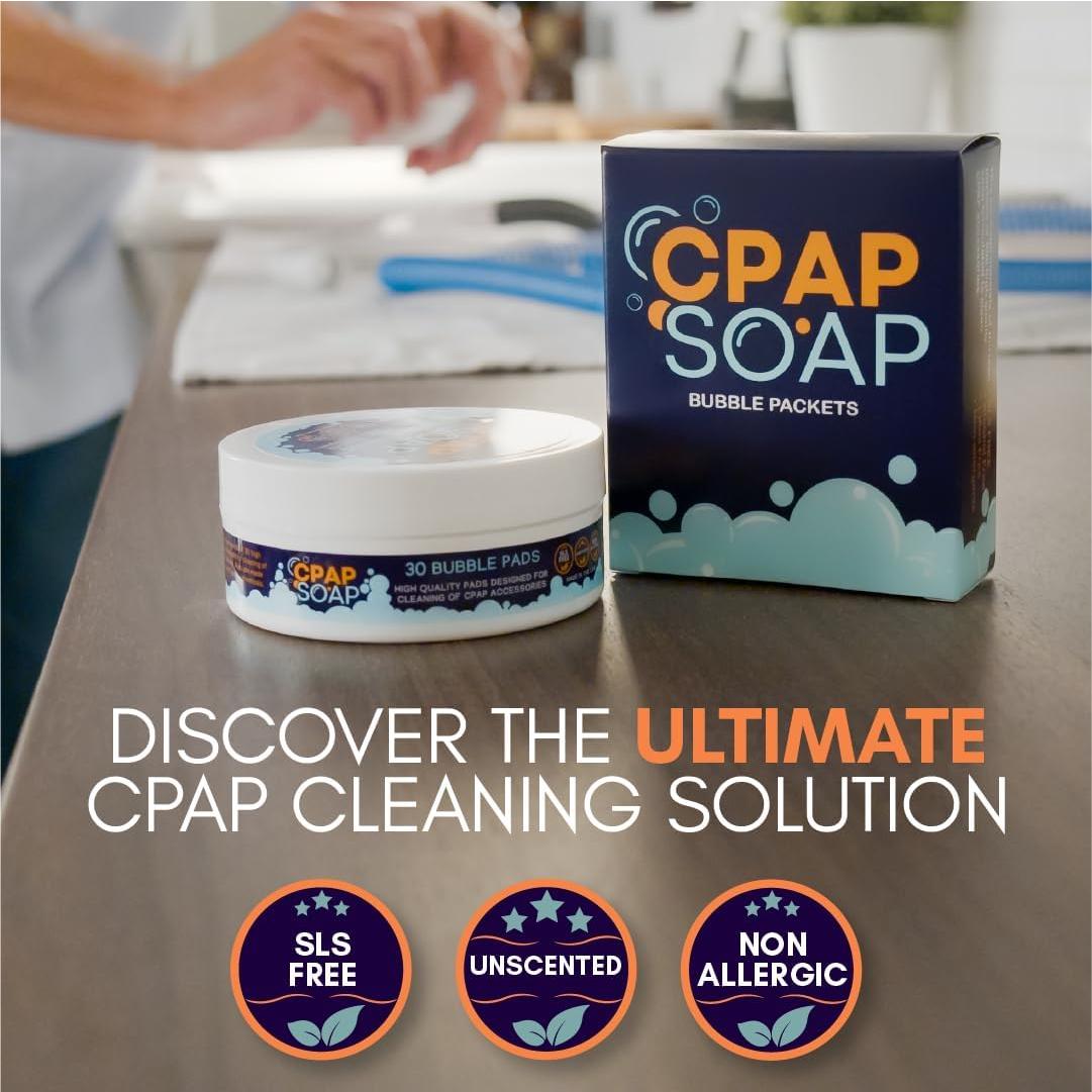 Kit de limpieza CPAP Soap 90 días - Jabón y toallitas