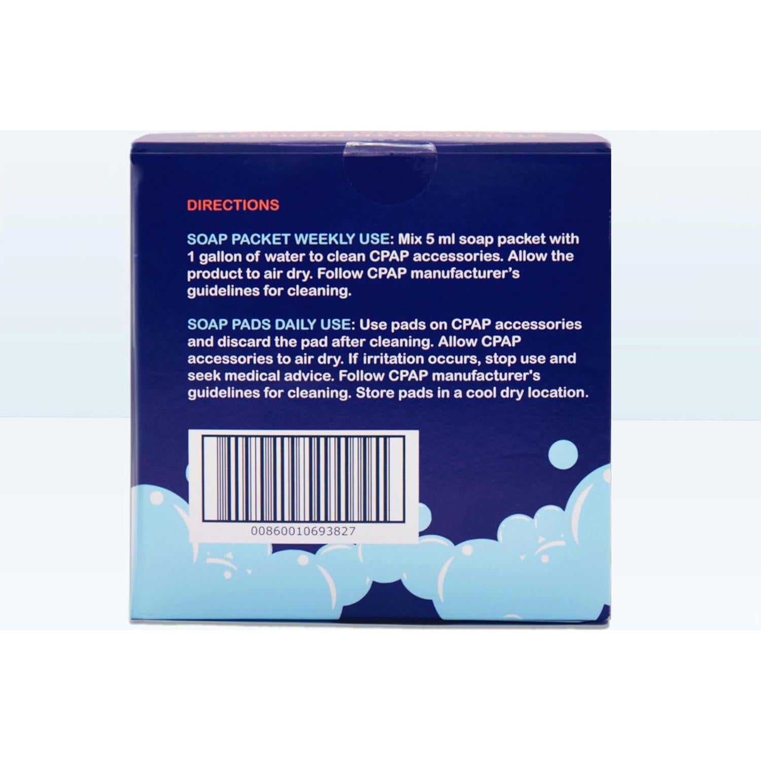 Kit de limpieza CPAP Soap 90 días - Jabón y toallitas