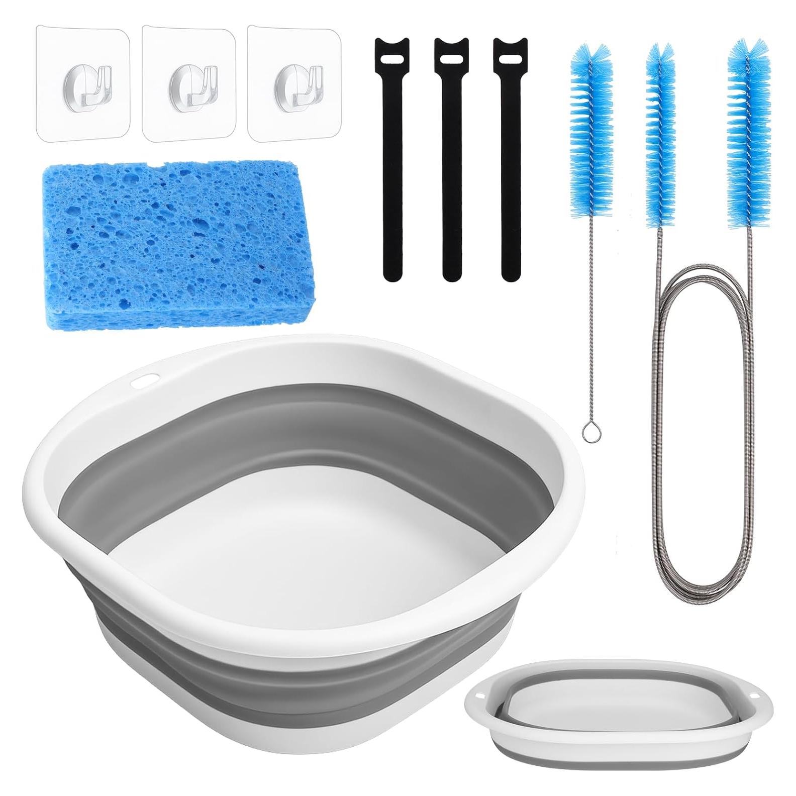 Kit de Limpieza CPAP XANGNIER con Cepillos y Lavabo Plegable