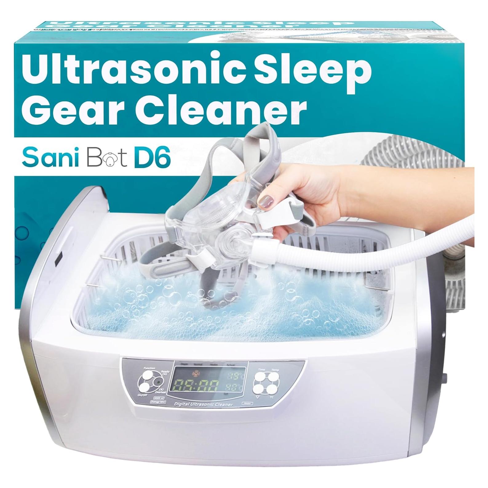 Limpiador Ultrasónico Sani Bot D6 - 60 Tabletas, 6L Acero Inoxidable
