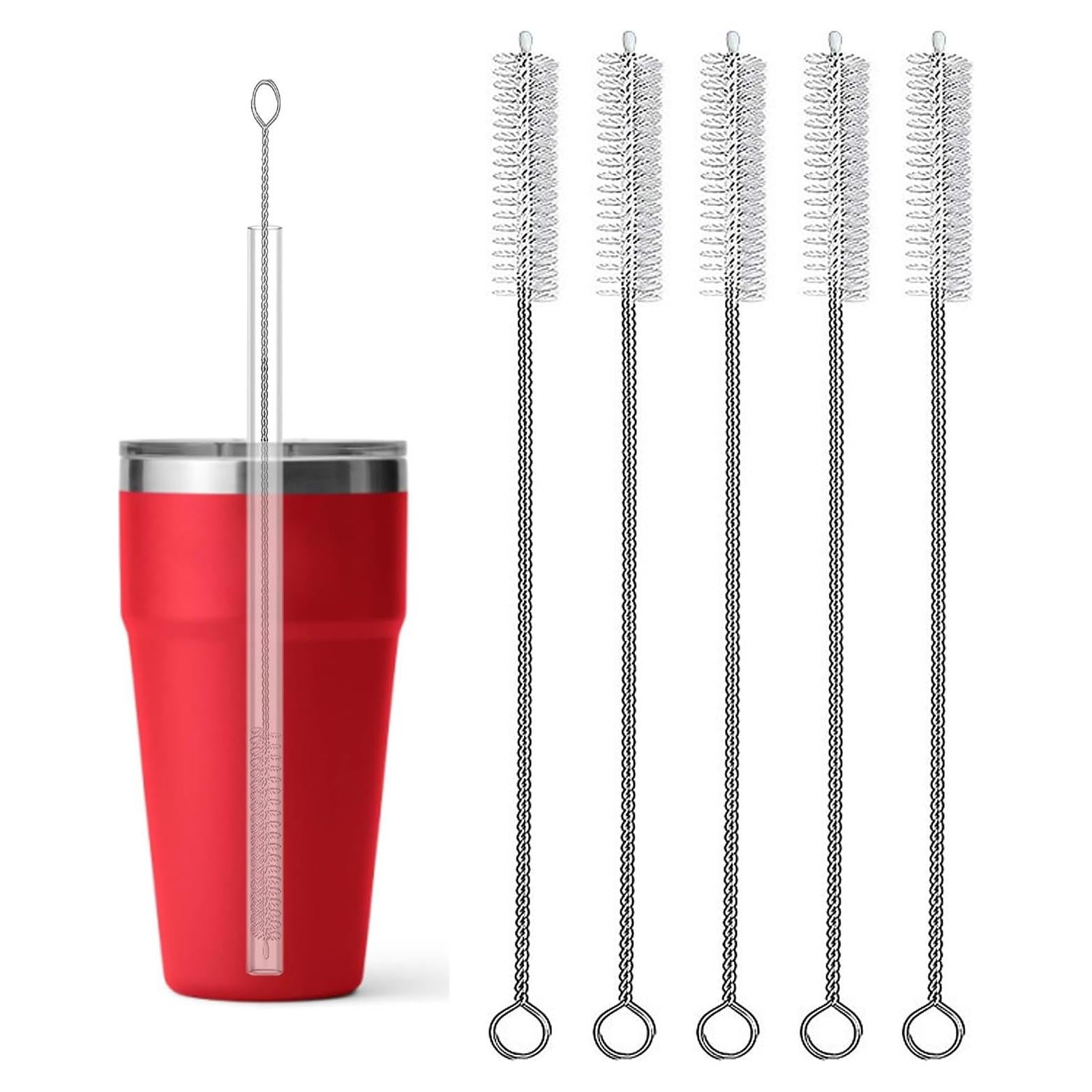 Limpiador de Popotes YETI Sovipal - 5 Piezas 20.32cm Acero Inoxidable