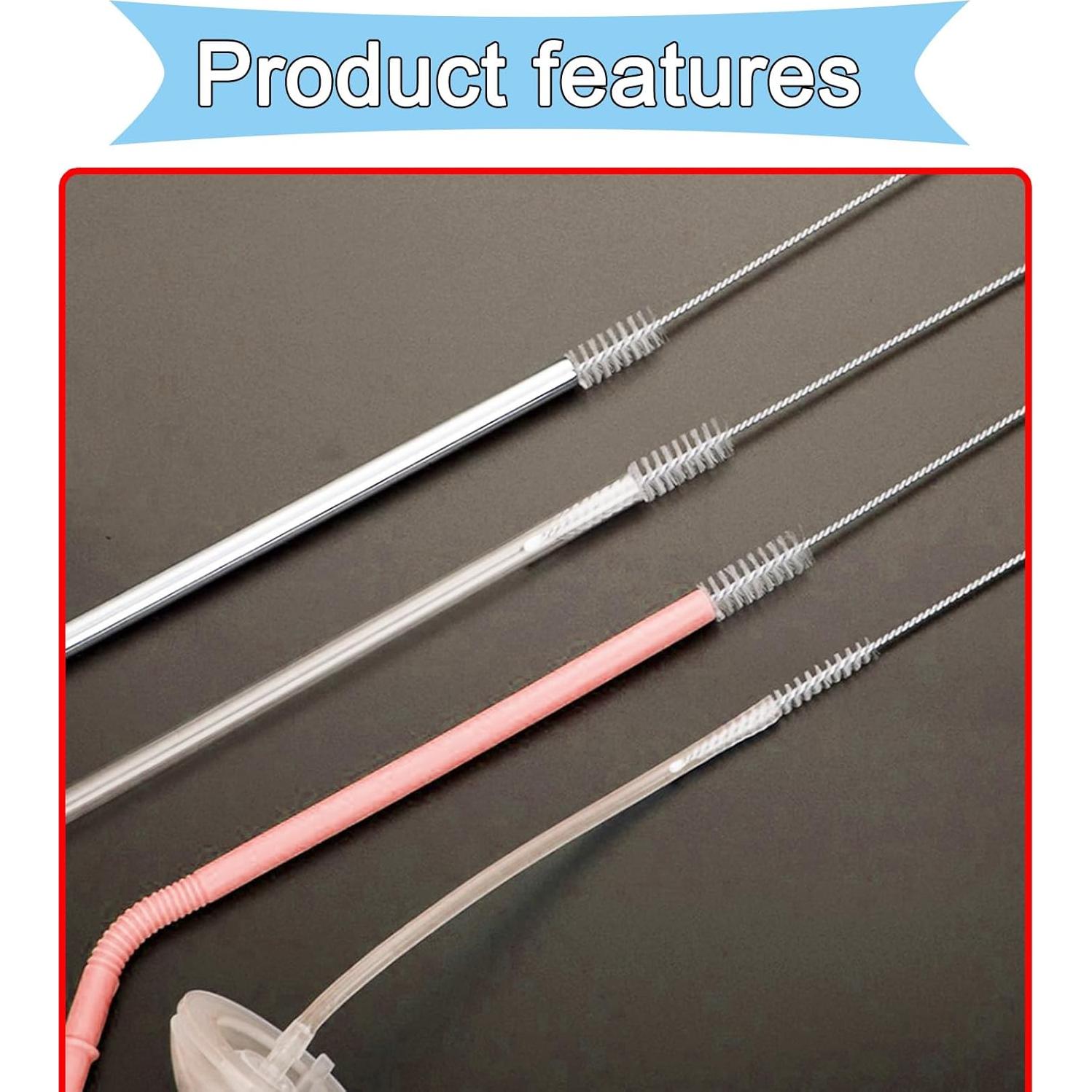 Limpiador de Popotes YETI Sovipal - 5 Piezas 20.32cm Acero Inoxidable