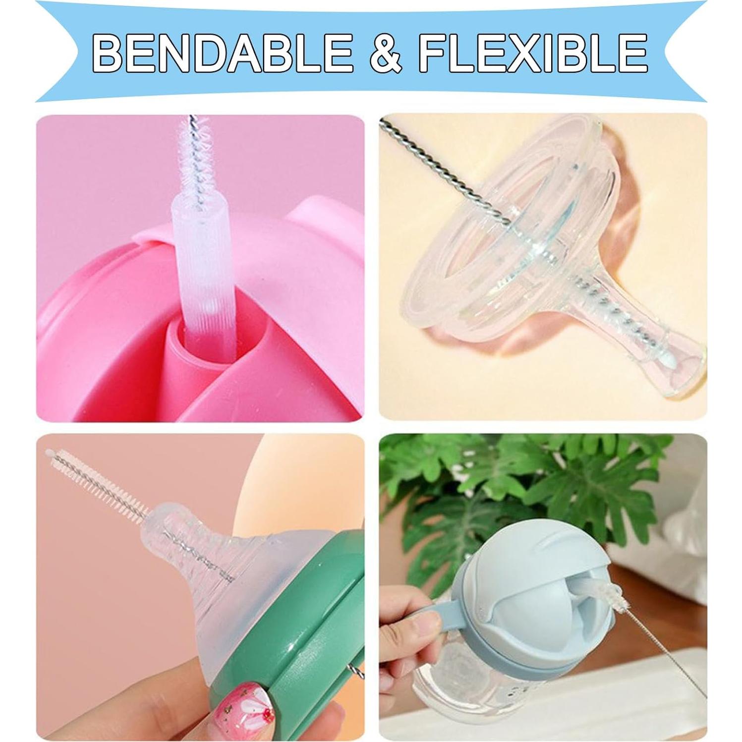 Limpiador de Popotes YETI Sovipal - 5 Piezas 20.32cm Acero Inoxidable