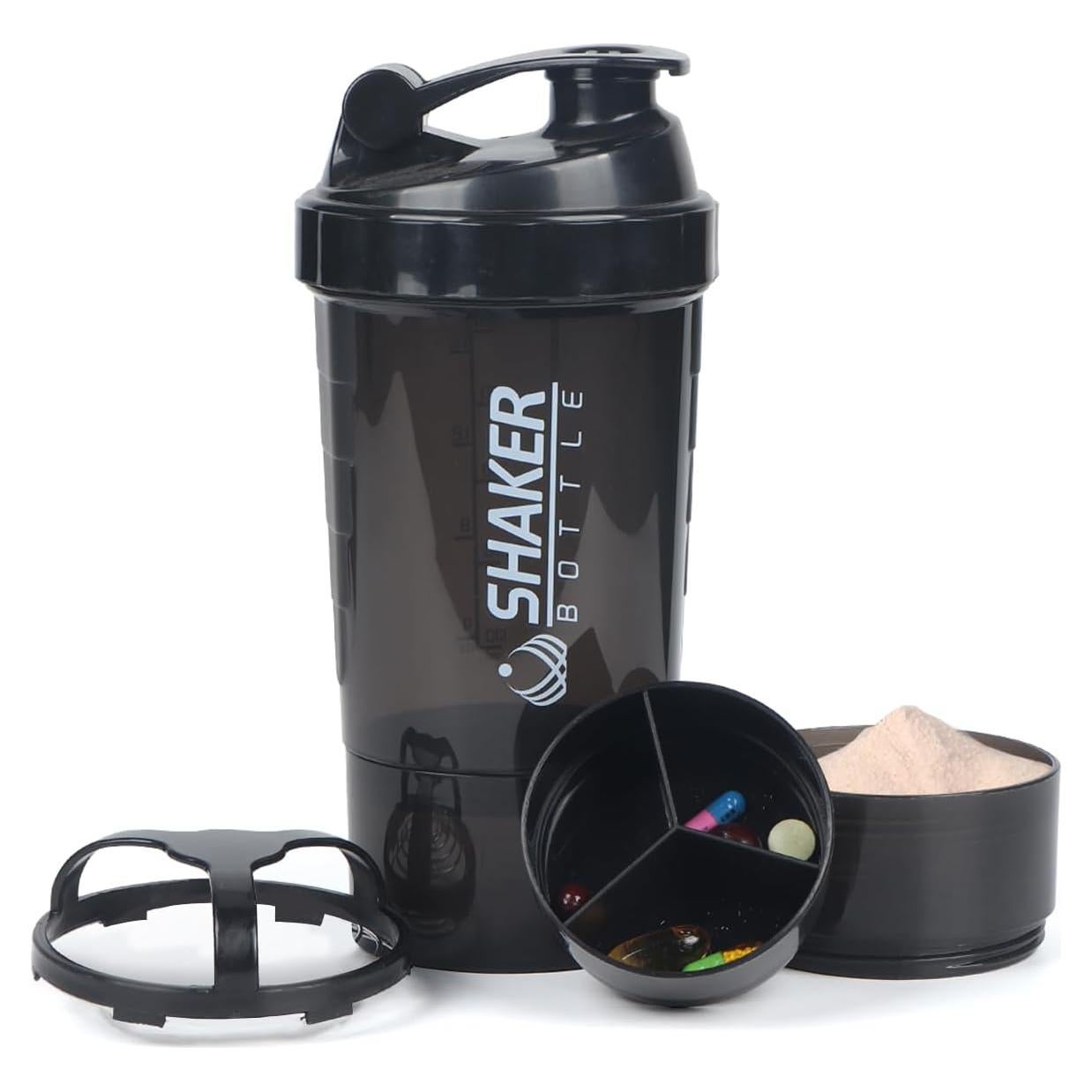 Botella Mezcladora de Proteína VIGIND 500 ml Antideslizante