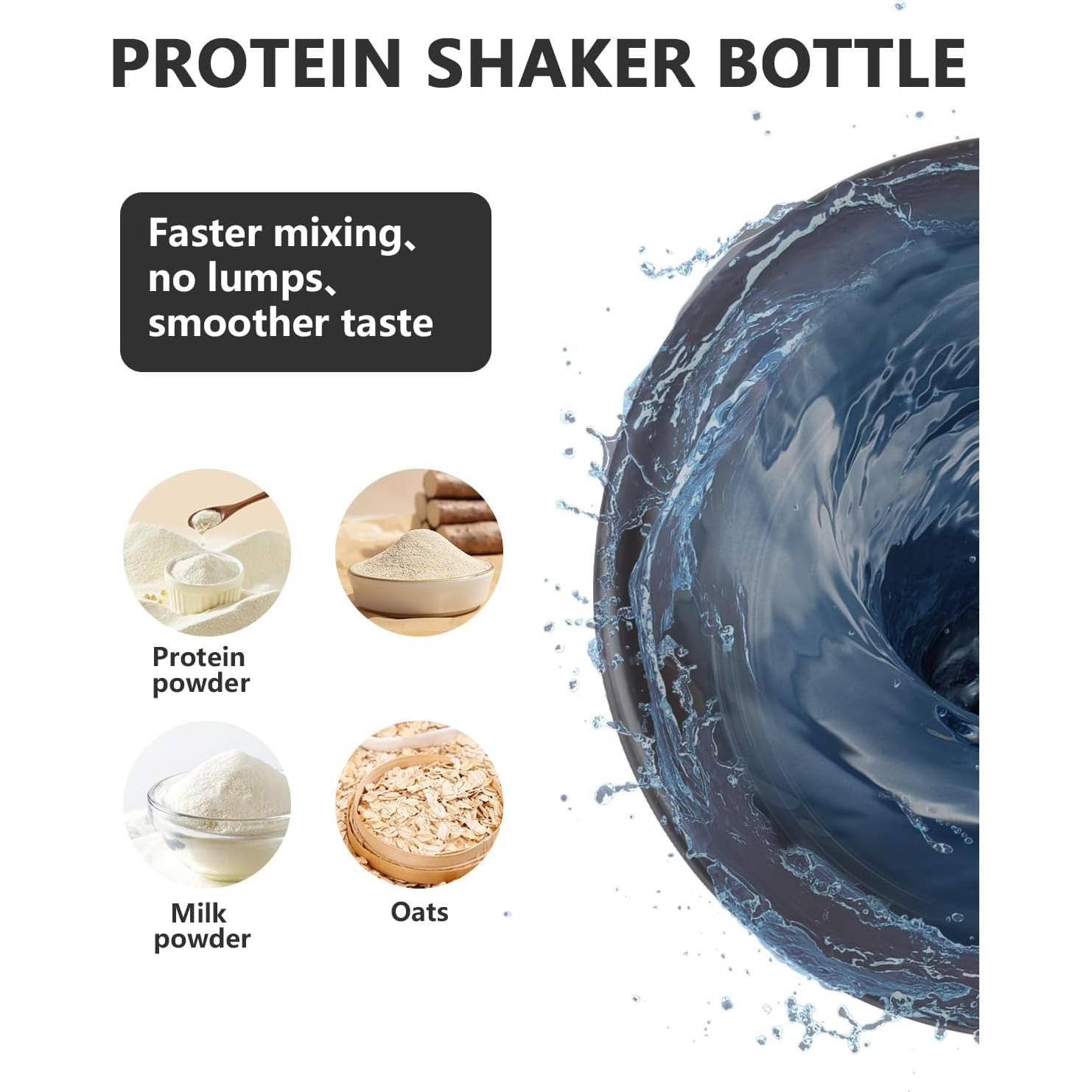 Botella Mezcladora de Proteína VIGIND 500 ml Antideslizante