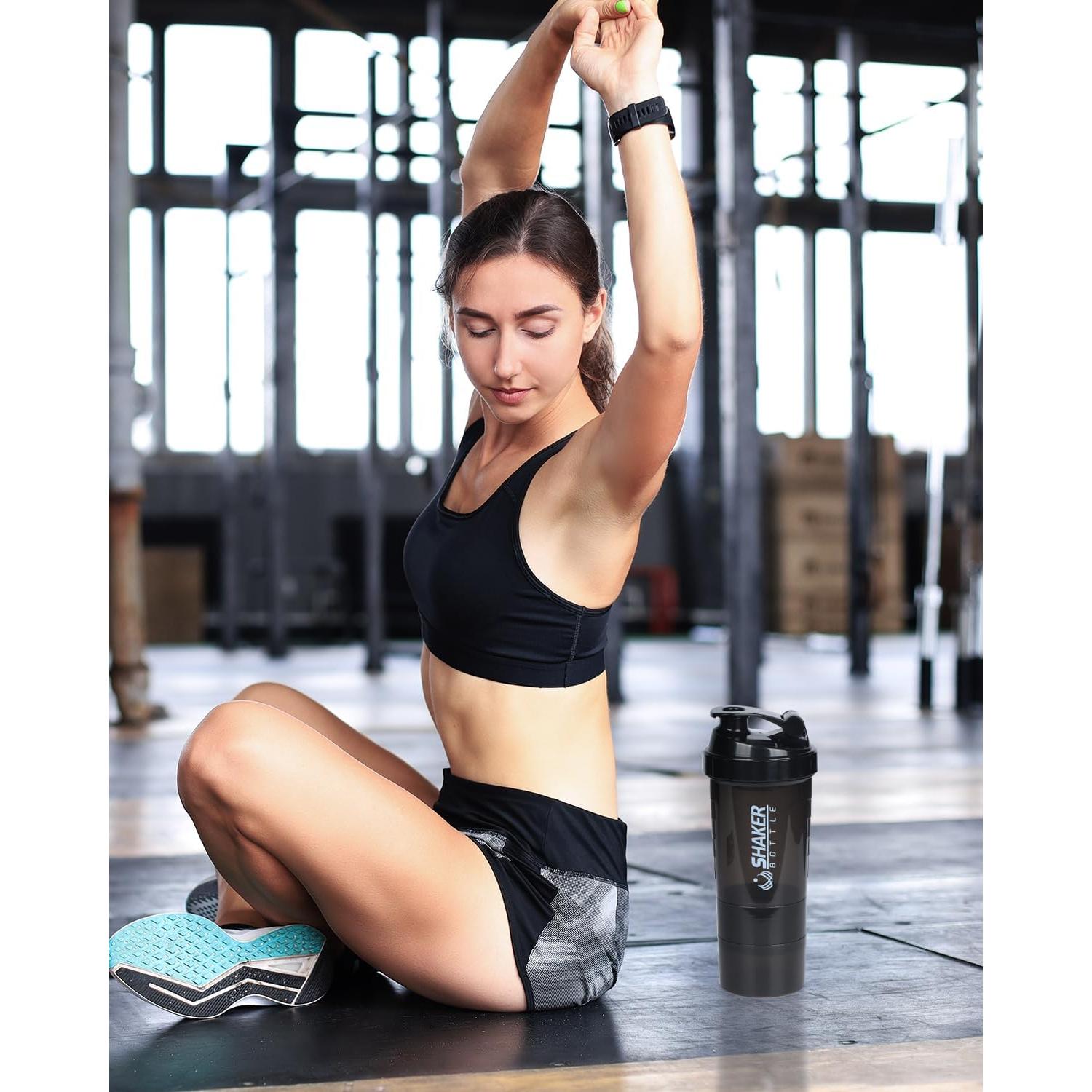 Botella Mezcladora de Proteína VIGIND 500 ml Antideslizante