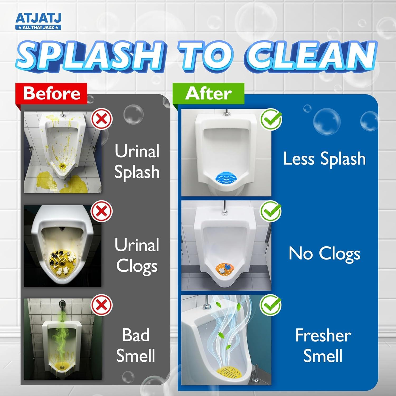 12 Paquetes Desodorante de Orinal ATJATJ - 3 Aromas Frescos