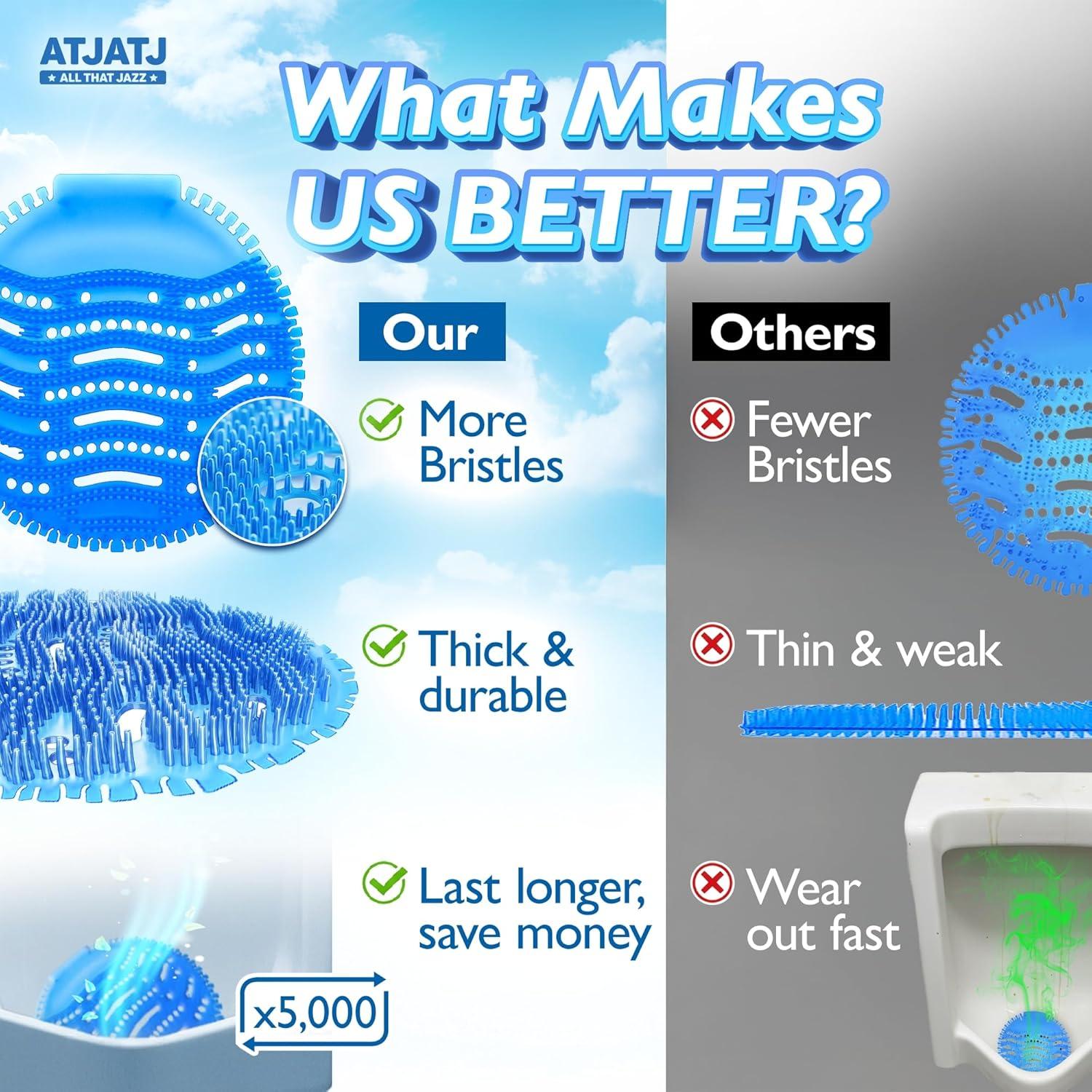 12 Paquetes Desodorante de Orinal ATJATJ - 3 Aromas Frescos