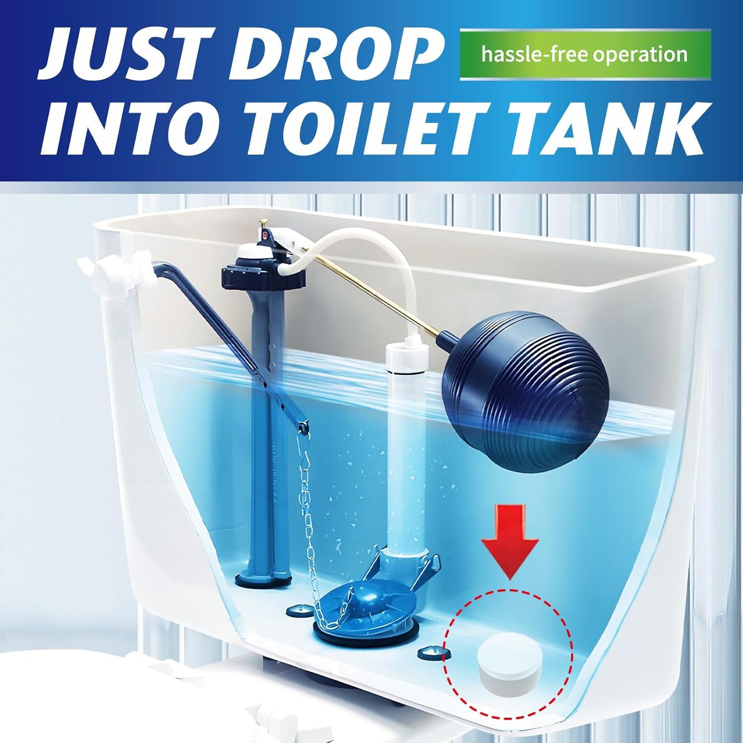 Tabletas Limpiadoras de Inodoro Ksend - 20 PCS Blanqueador Eficaz