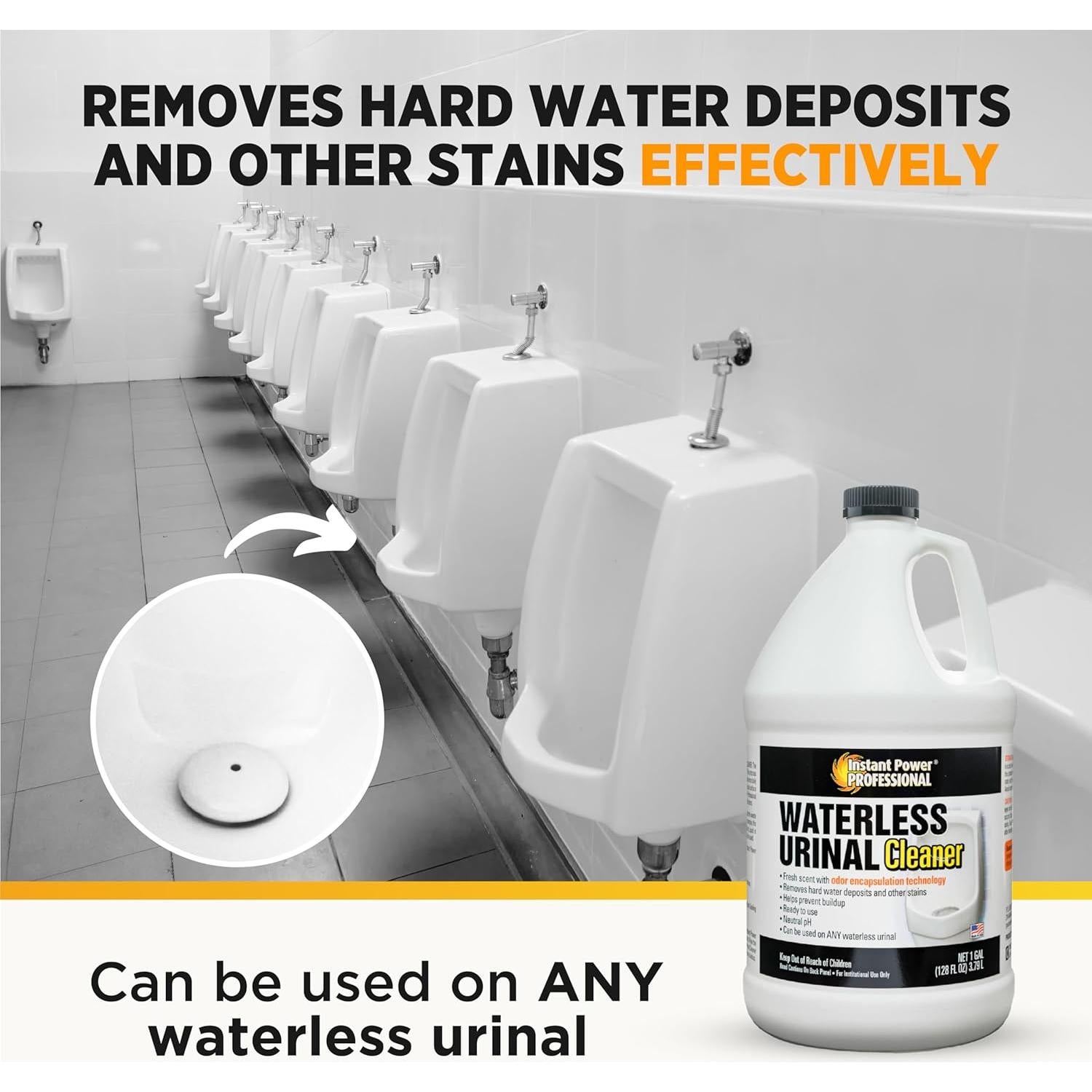 Limpiador de Urinarios Sin Agua Instant Power 3.78 L - Elimina Manchas