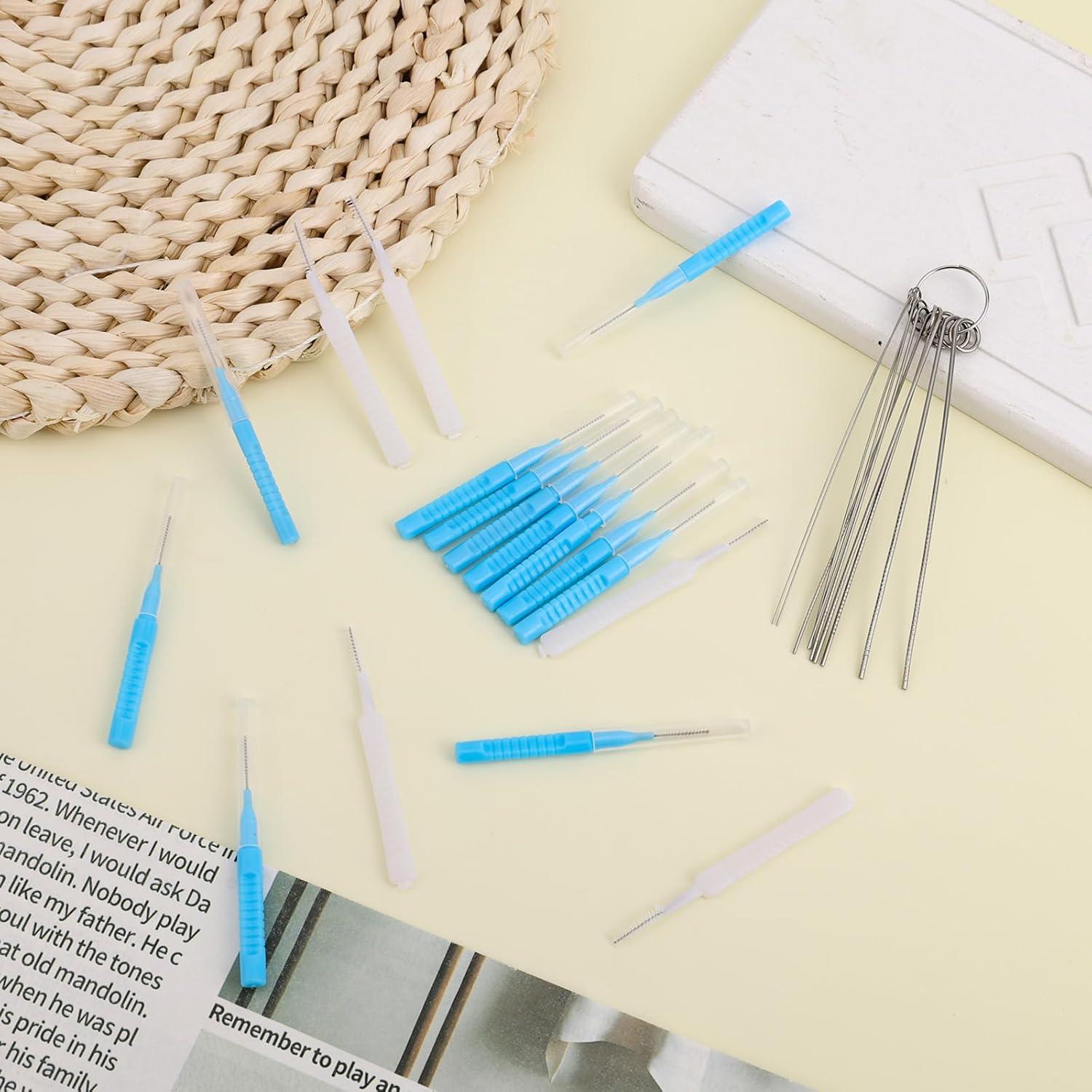 30 Piezas Limpiador de Cabezal de Ducha Lasuroa - Agujas y Cepillos