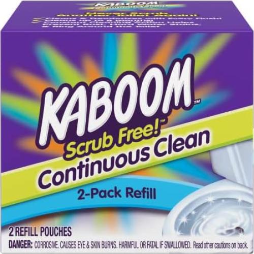 Tabletas de Recarga Kaboom Scrub Free! para Inodoro - 2 Unidades