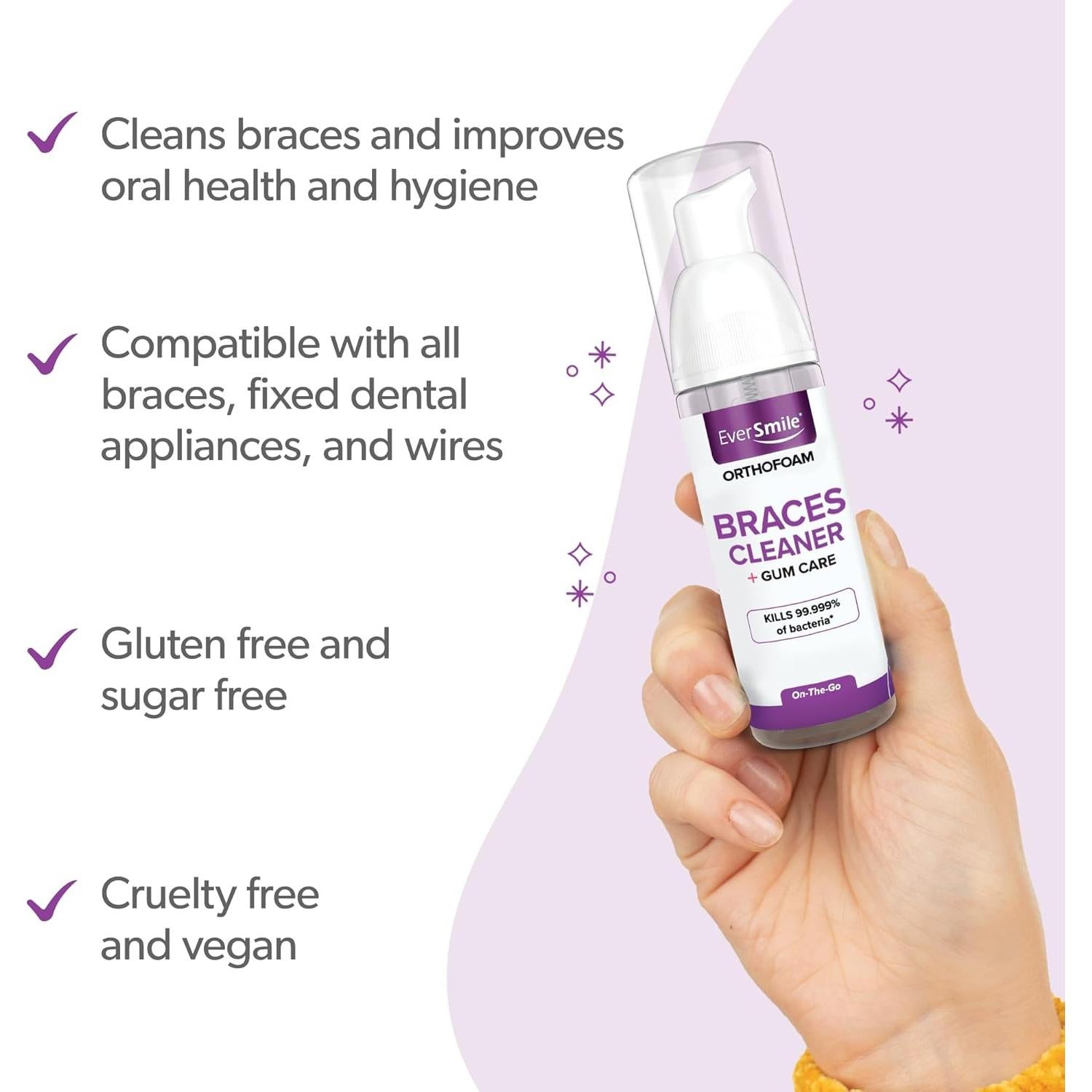 Limpiador de Frenos EverSmile OrthoFoam 25ml - Espuma Blanqueadora