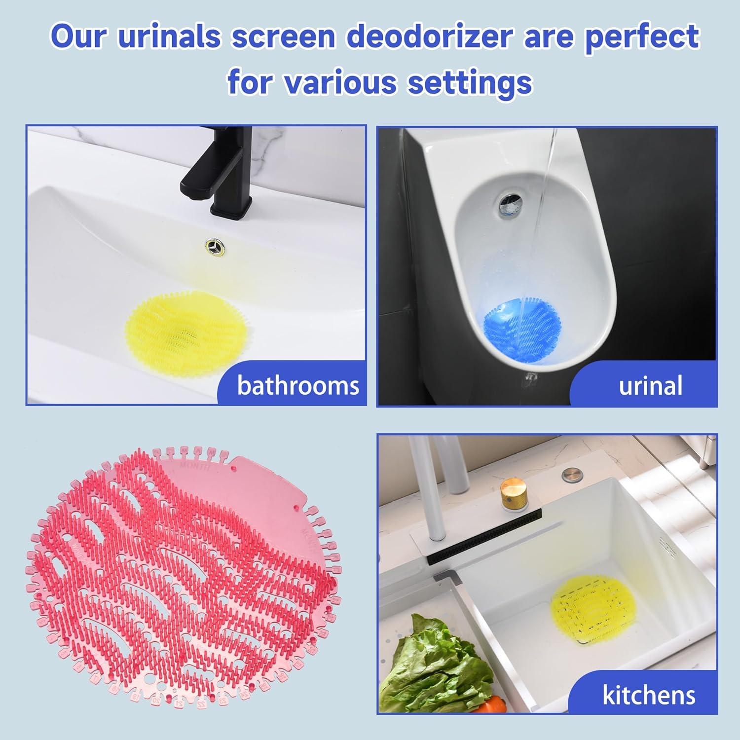 Desodorante de Pantalla de Urinal Linhai Xinyi - 24 Pastillas Aromatizadas