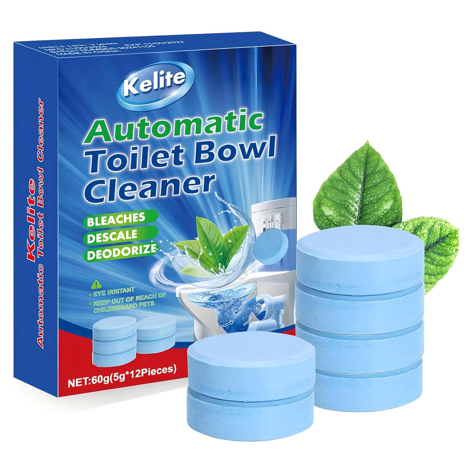 Limpiadores de Inodoro KELITE - 12 Tabletas Ecológicas