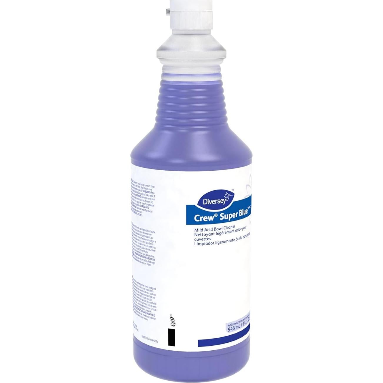 Limpiador de Inodoro Diversey Crew Super Blue 32 oz x12 - Aroma Cítricos