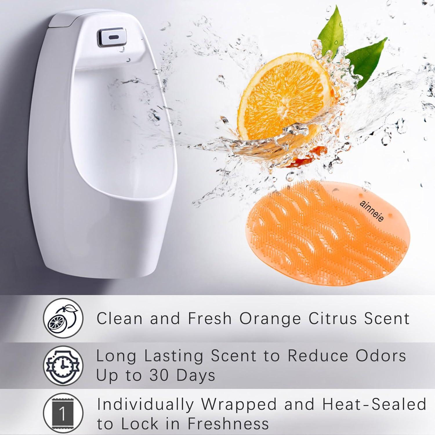 Pantallas Desodorantes de Urinal Ainneie 50 Piezas Anti-Salpicaduras