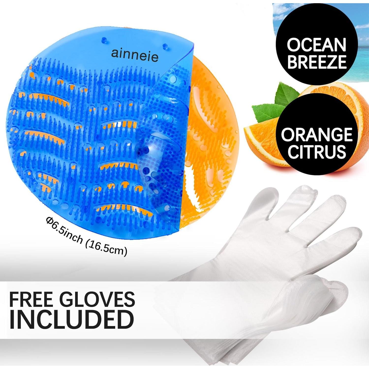 Pantallas Desodorantes de Urinal Ainneie 50 Piezas Anti-Salpicaduras