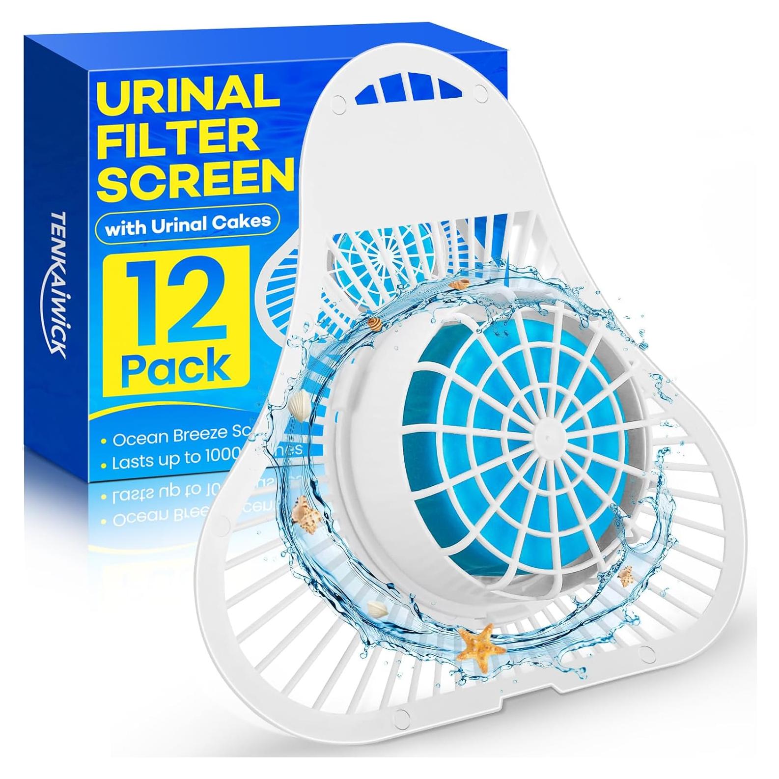 Paquete de 12 Pantallas Desodorantes para Urinario TENKAIWICK