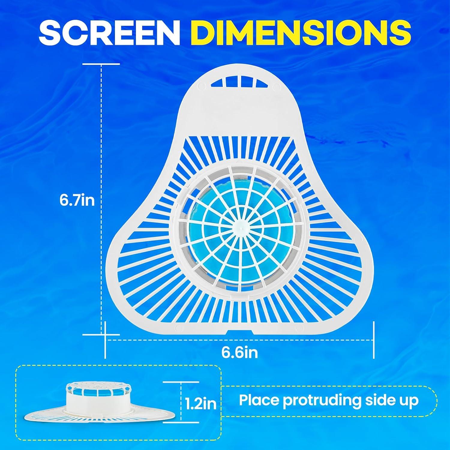 Paquete de 12 Pantallas Desodorantes para Urinario TENKAIWICK