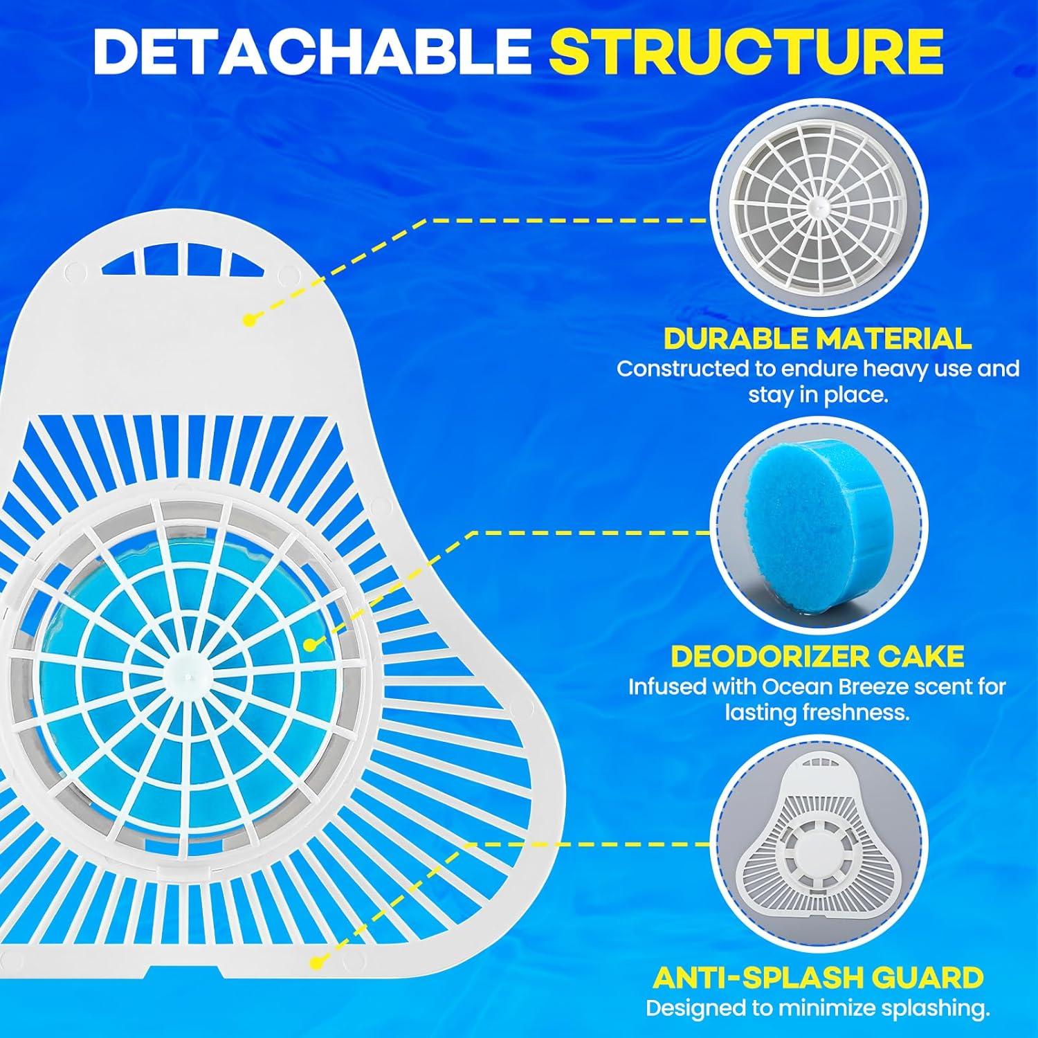 Paquete de 12 Pantallas Desodorantes para Urinario TENKAIWICK
