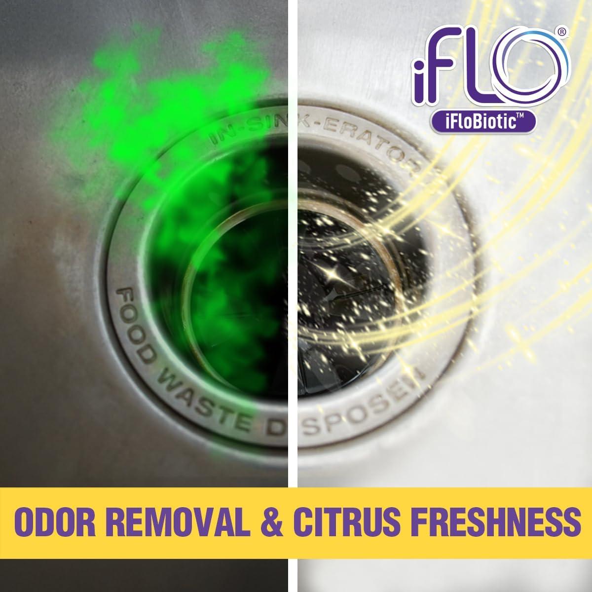 Cápsulas Limpiadoras de Desagües iFLO con iFLOBiotic - 6 Unidades