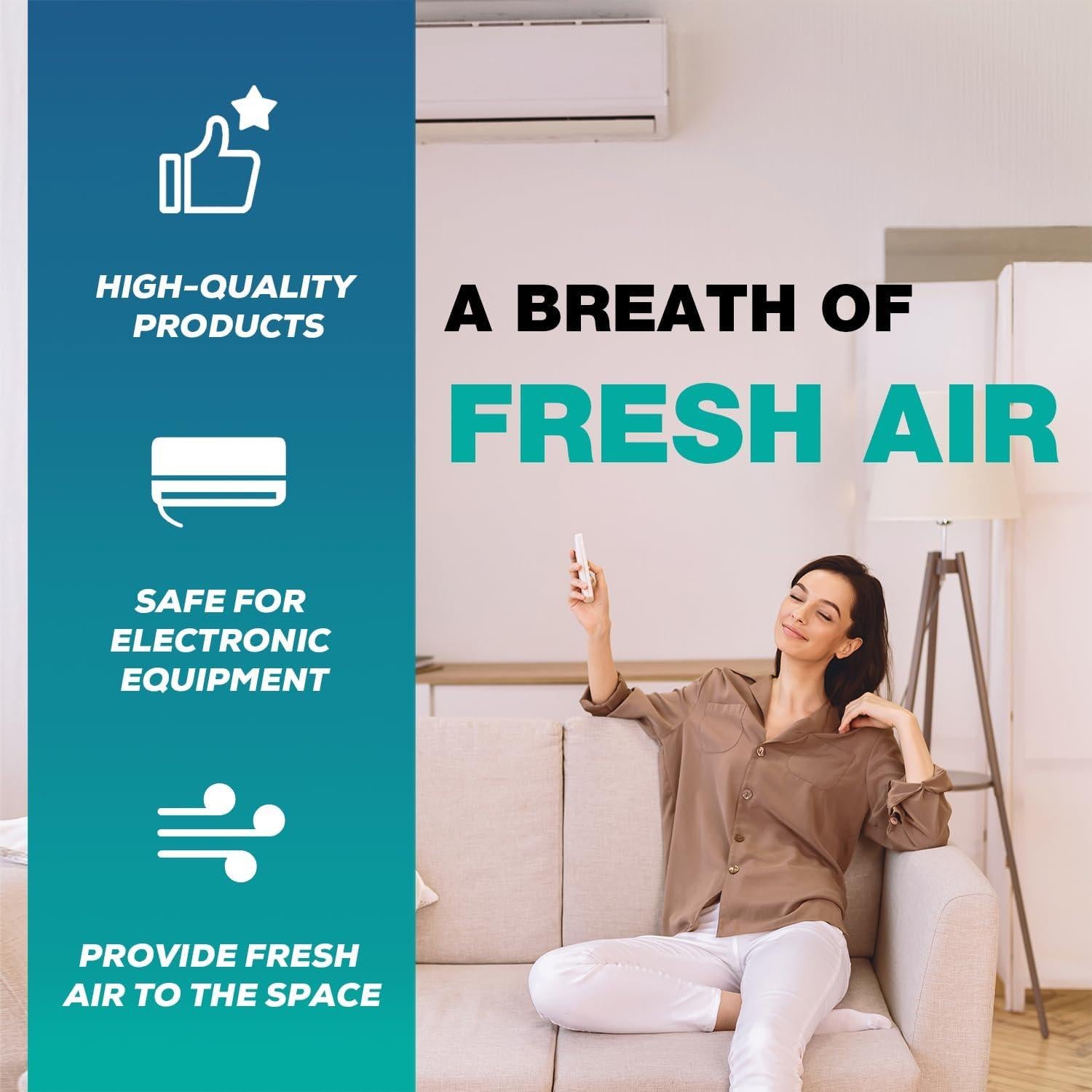 100 Tabletas Limpiadoras de Drenaje A/C Qoddxx - Sin Residuo