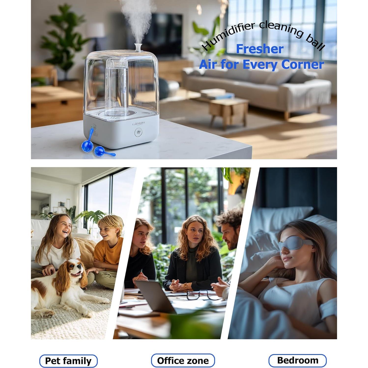 Bolas Antical para Humidificador ZhenD - Paquete de 16