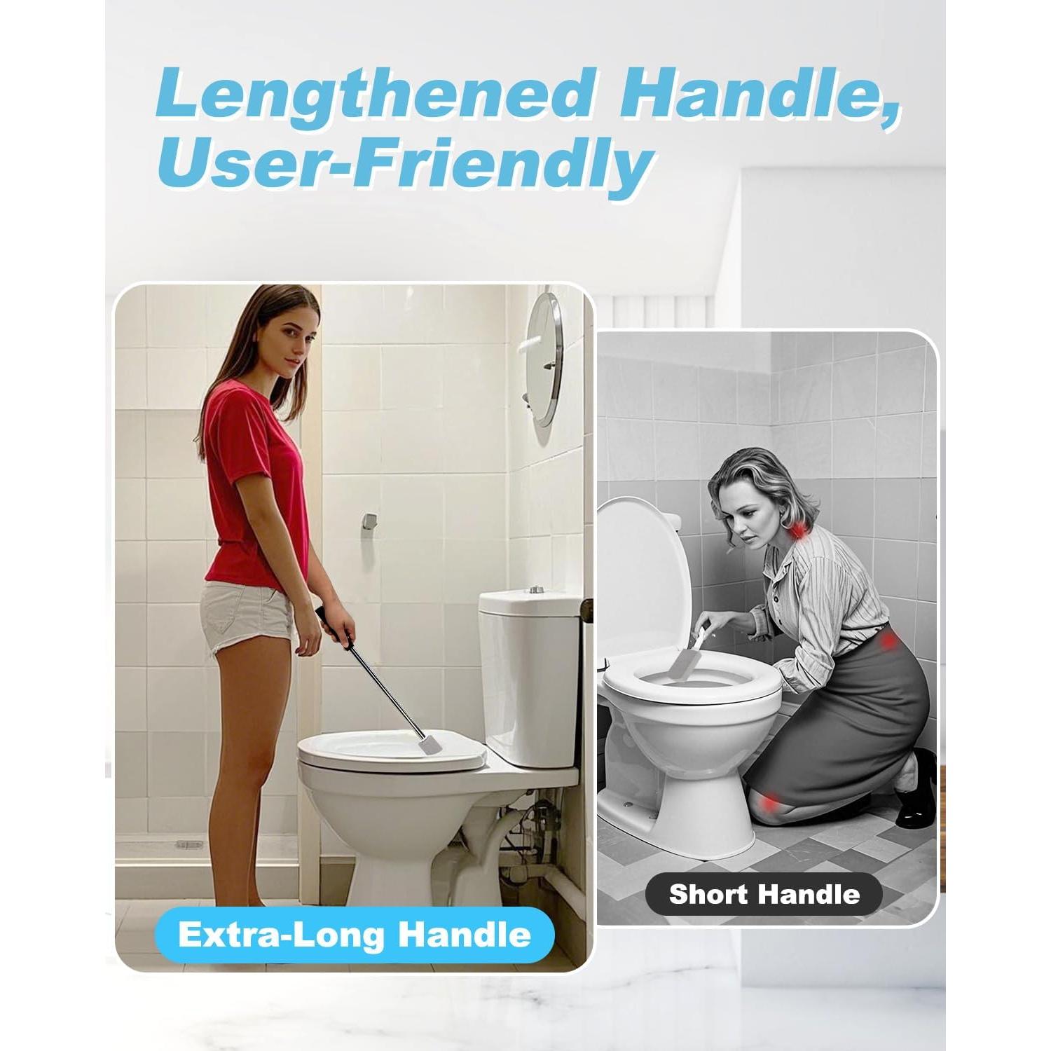 Paquete de 6 piedras pómez GLCON con mango de acero 55.88 cm