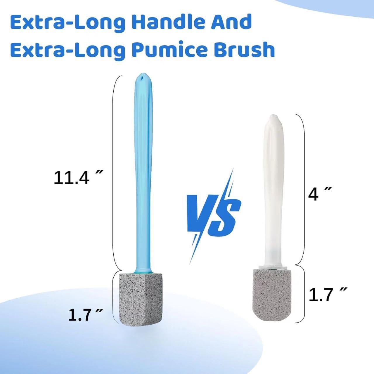 Limpiador de Inodoro Enjunway con 10 Recambios y Mango 30cm