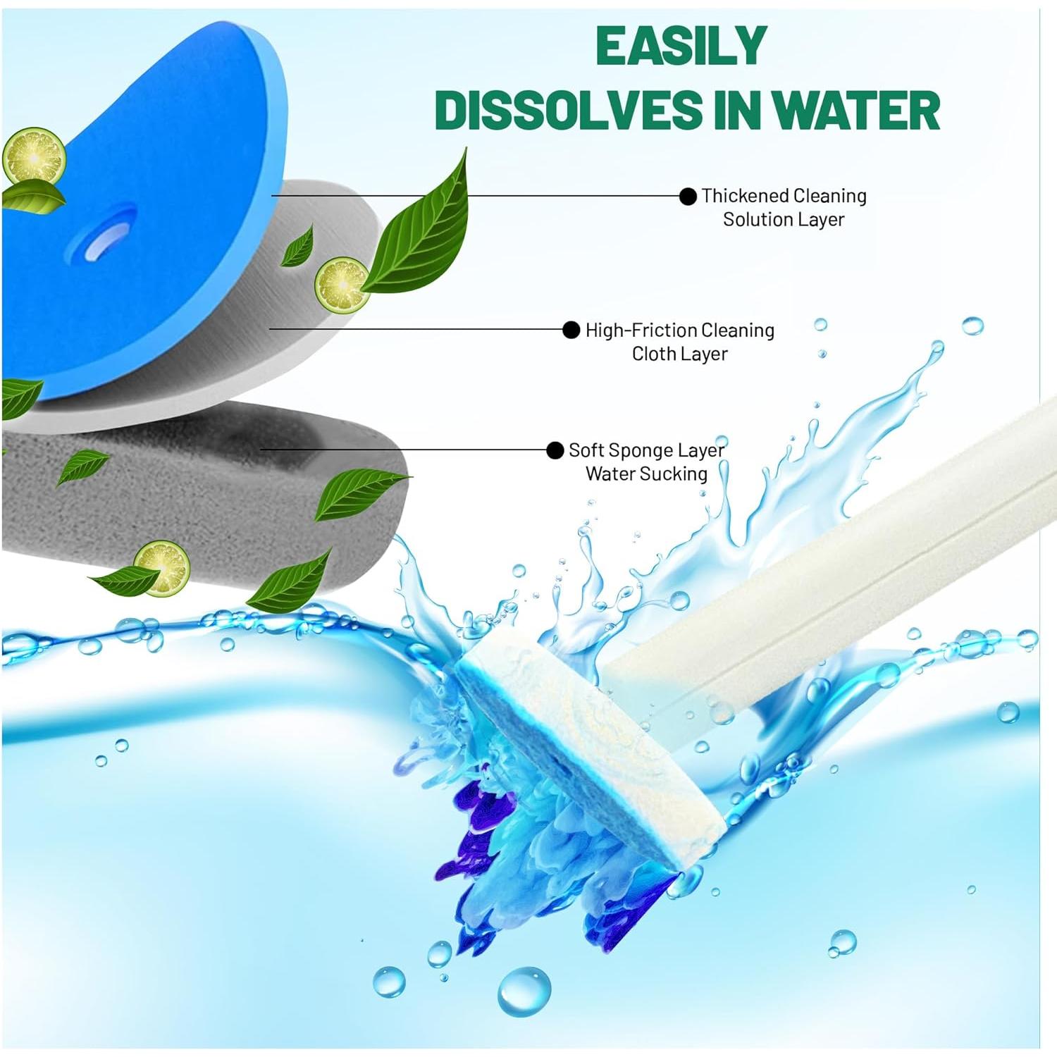 Juego de Cepillo de Inodoro Desechable CiLoN con 30 Recargas