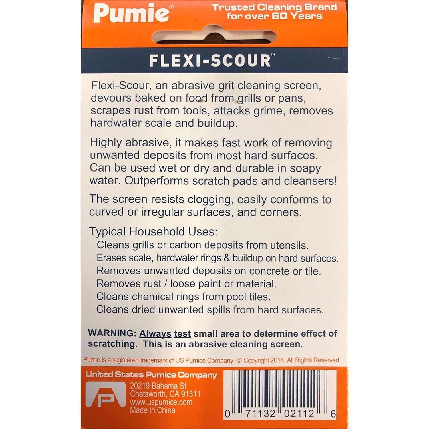 Pantallas de Limpieza Flexibles PUMIE FLEX-12 C - Paquete de 24