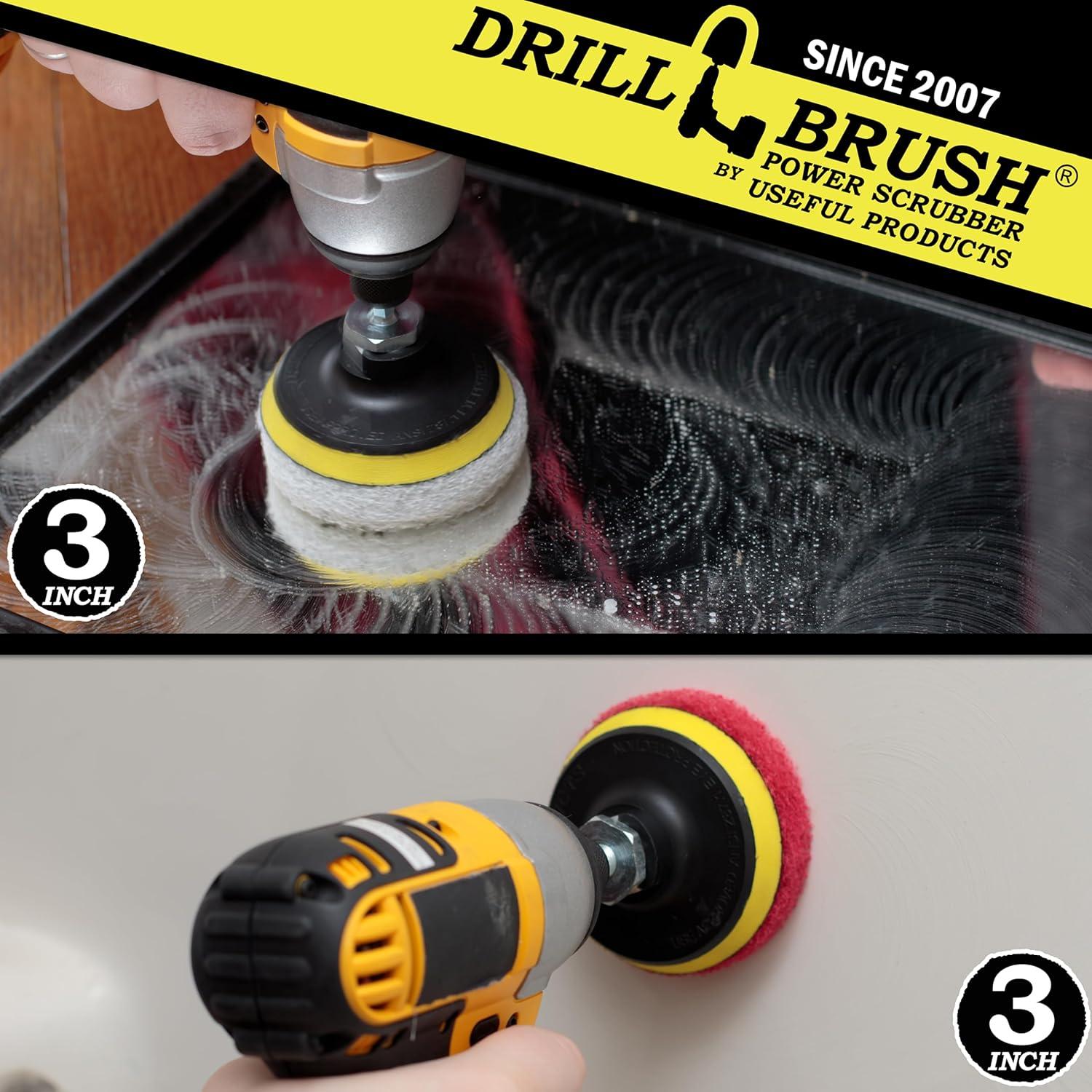 Kit de Fregado Mini 5 Piezas Drillbrush 3 Pulgadas Sin Rayones