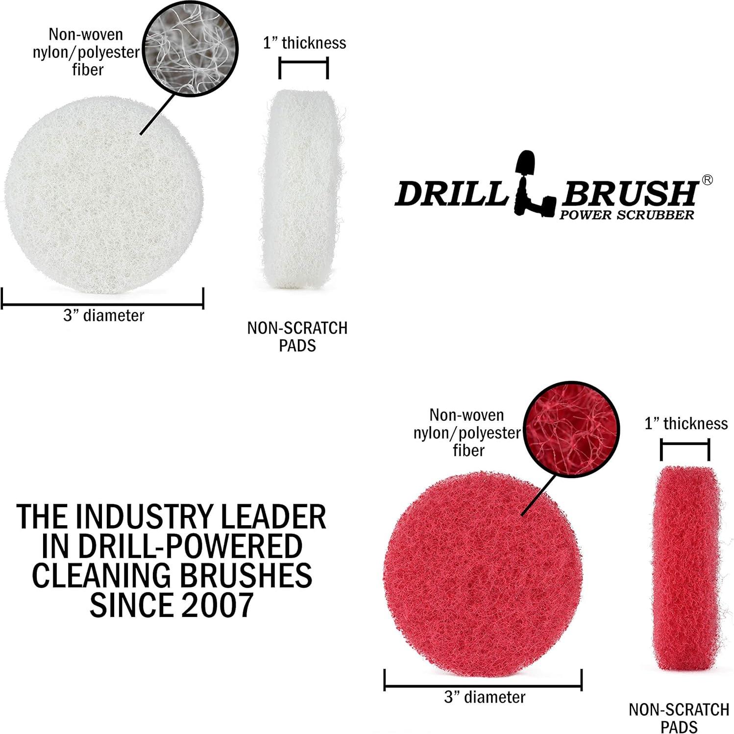 Kit de Fregado Mini 5 Piezas Drillbrush 3 Pulgadas Sin Rayones