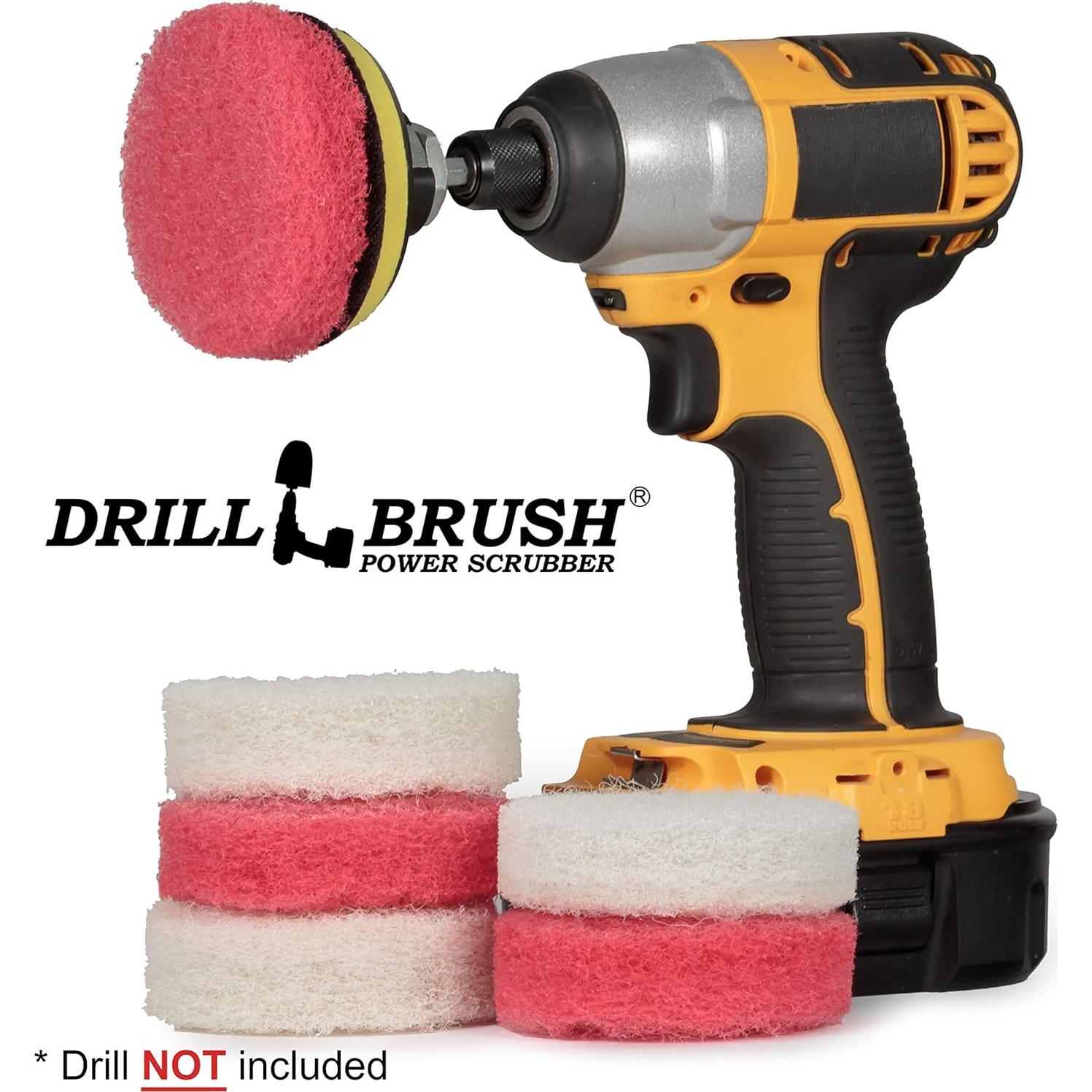 Kit de Fregado Mini 5 Piezas Drillbrush 3 Pulgadas Sin Rayones