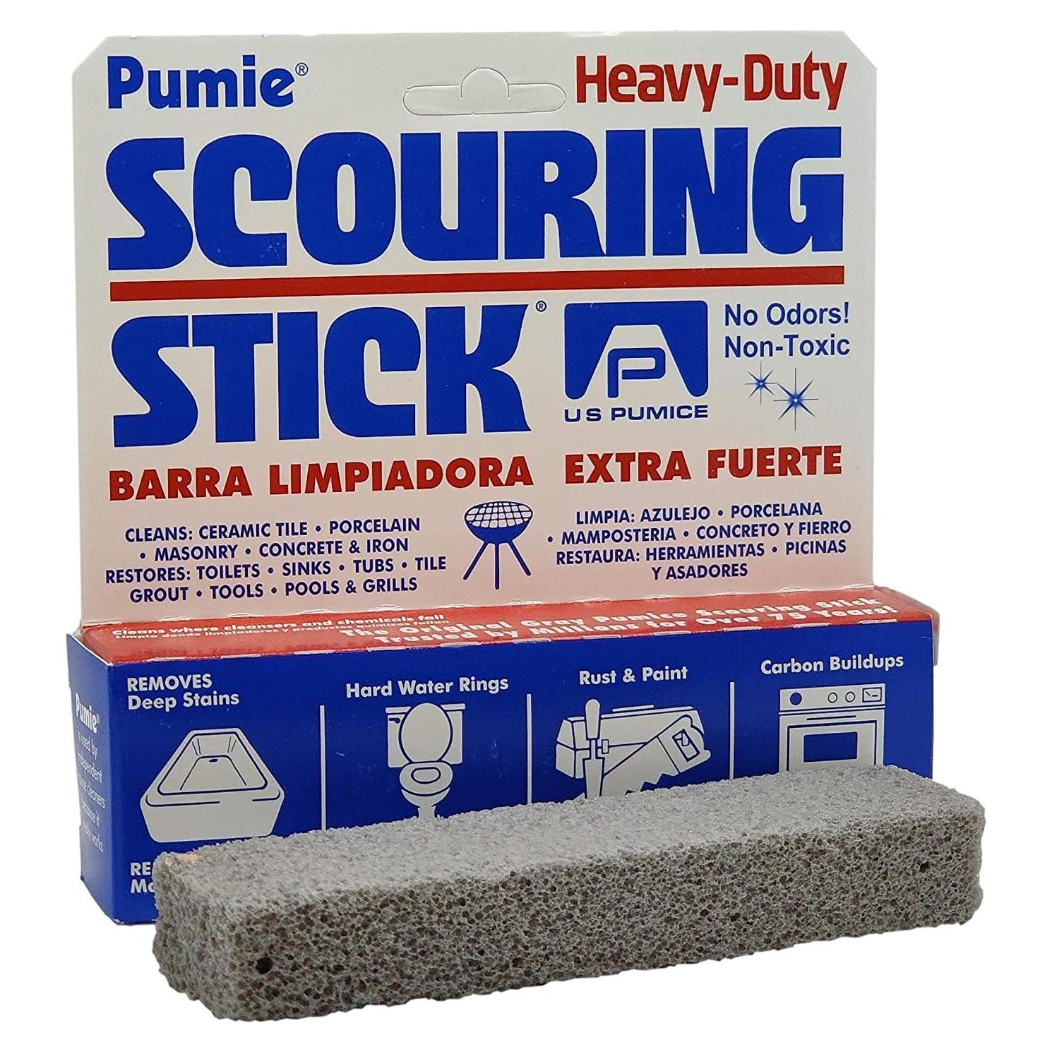 Barra de Pómez PUMIE para Limpieza de Manchas Difíciles - 1 Paquete