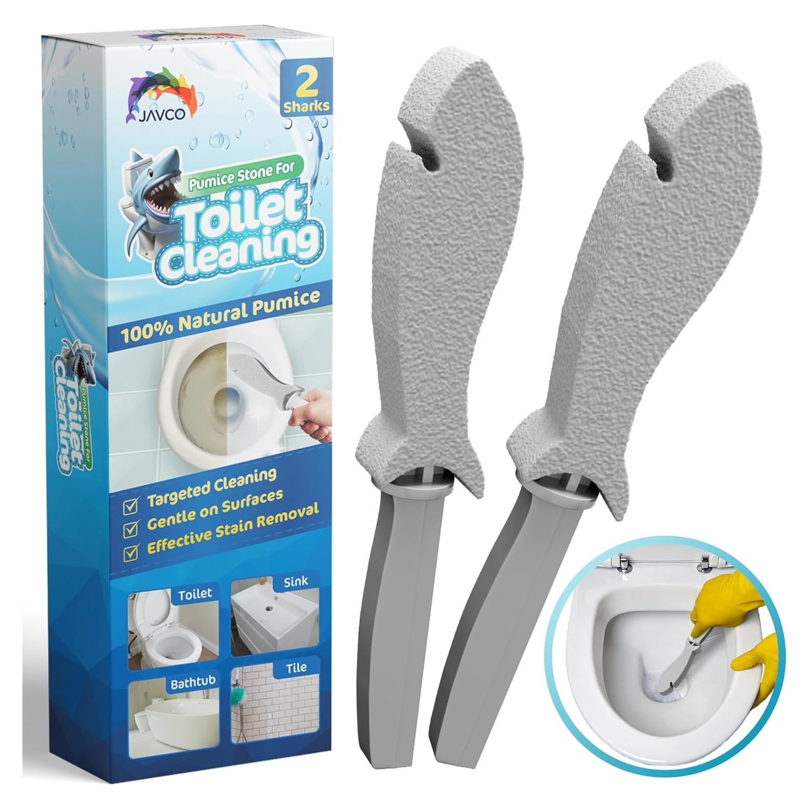 2 Piezas de Piedra Pómez JAVCO para Limpieza de Inodoro