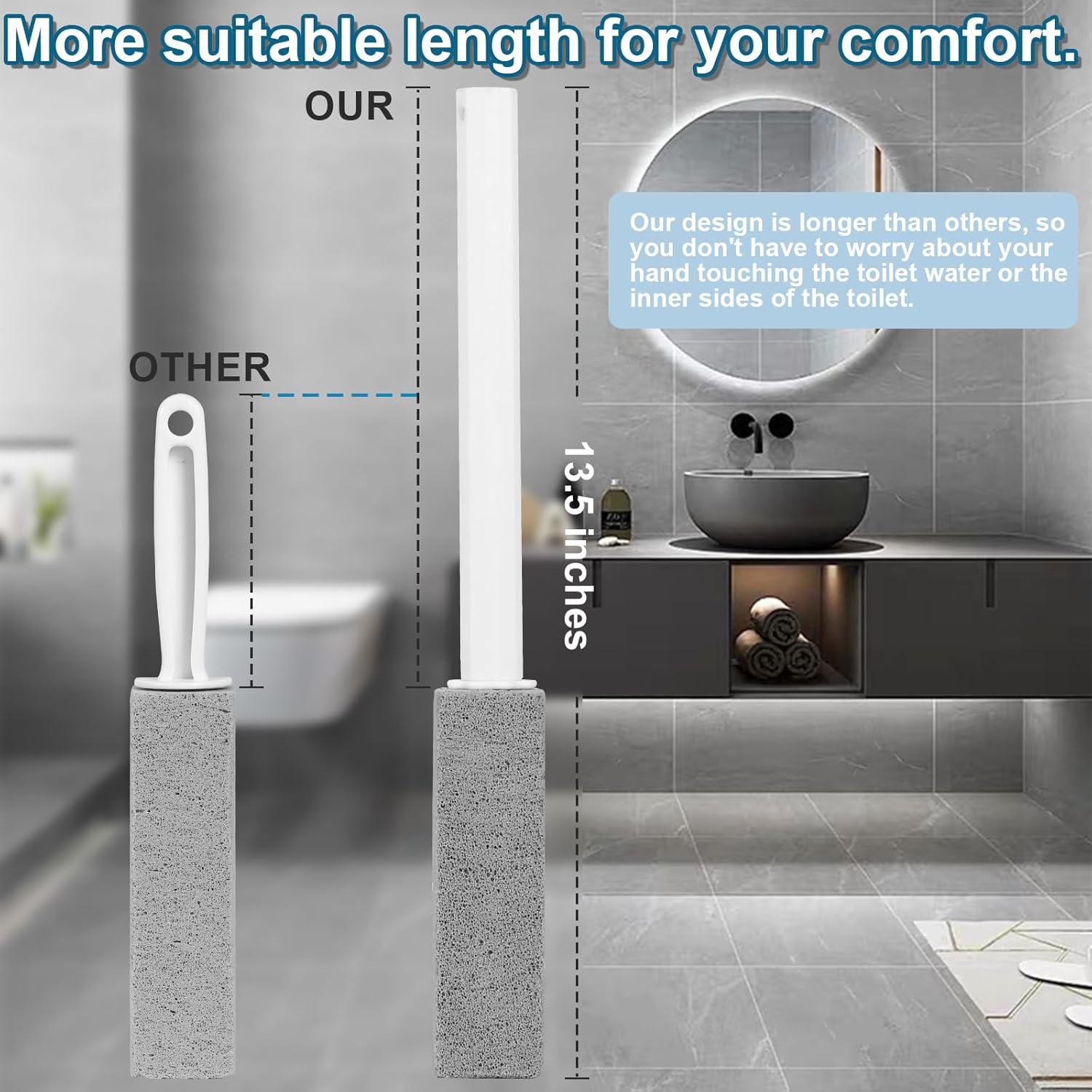 3 Piedras Pómez Herda con Mango Largo para Limpieza Eficaz