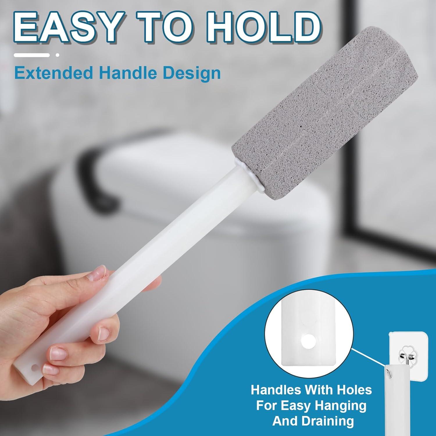 3 Piedras Pómez Herda con Mango Largo para Limpieza Eficaz