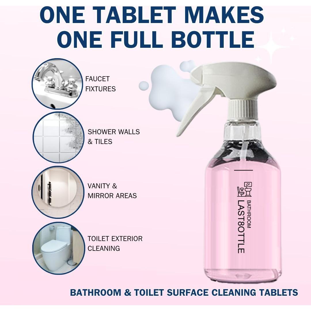 Limpiador de Baño Ecológico con Tabletas de Ácido Tartárico - 3 Recargas