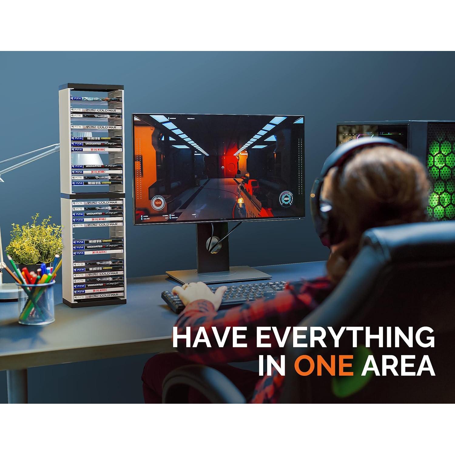 Torre de Almacenamiento Skywin para 36 Discos de Juegos