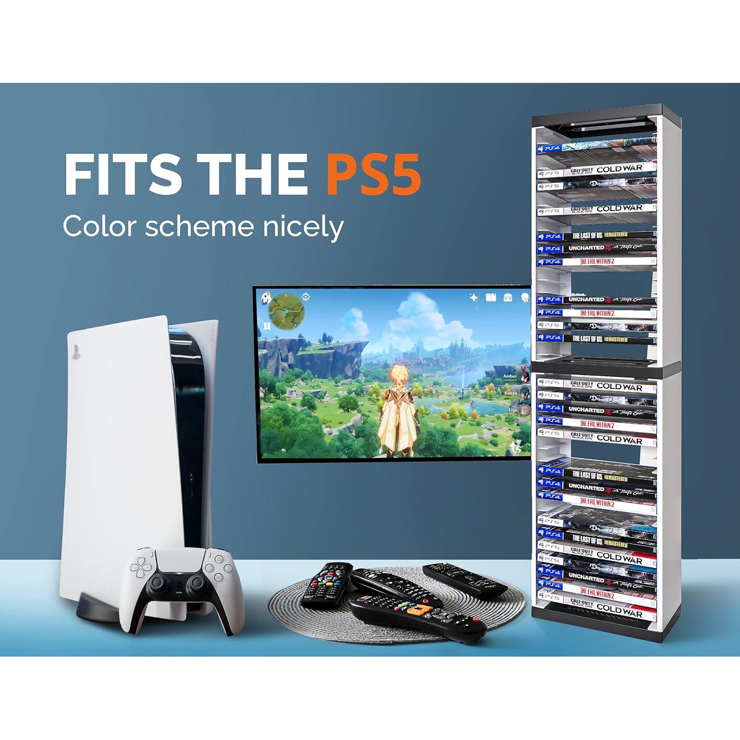 Torre de Almacenamiento Skywin para 36 Discos de Juegos