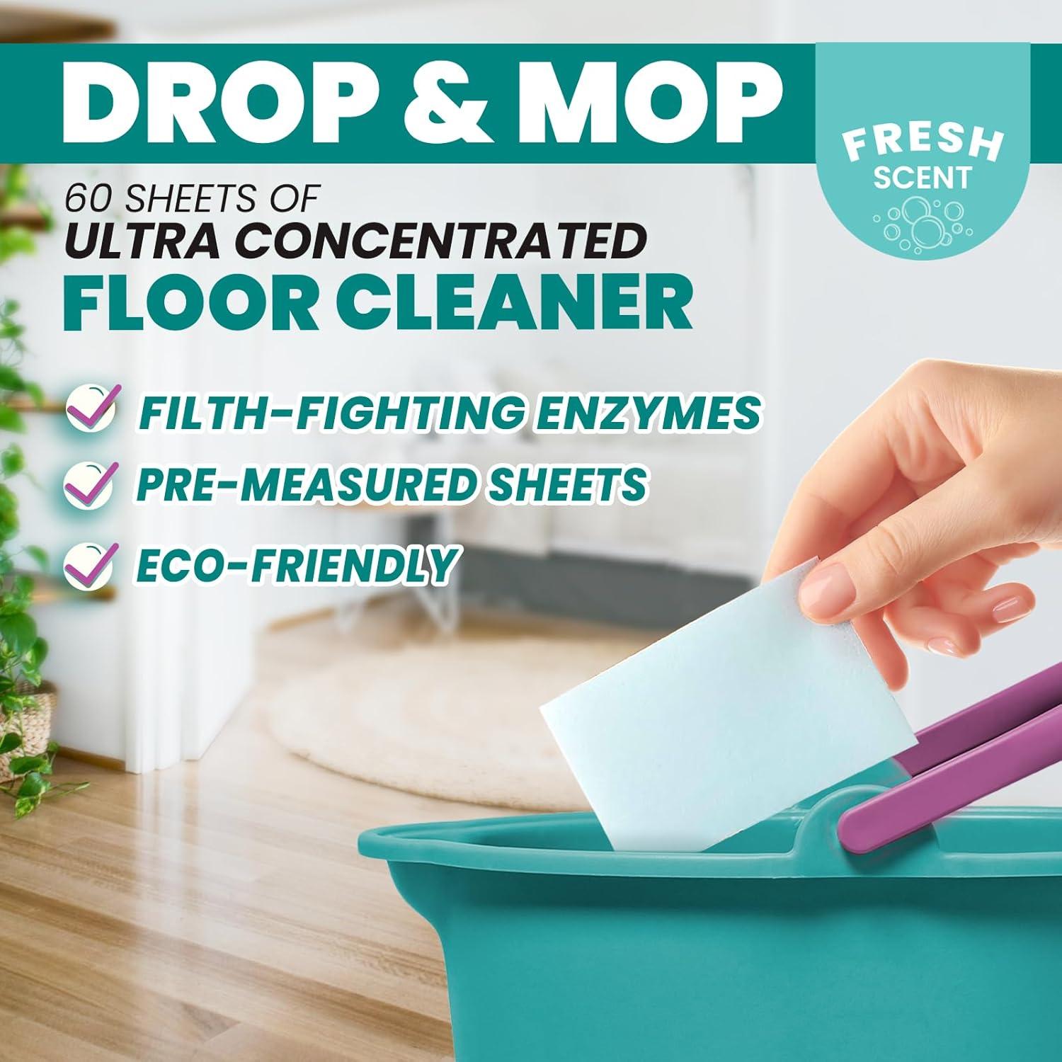 Limpiador de Suelos Ultra Concentrado Uncle Todd 60 Hojas Ecológicas