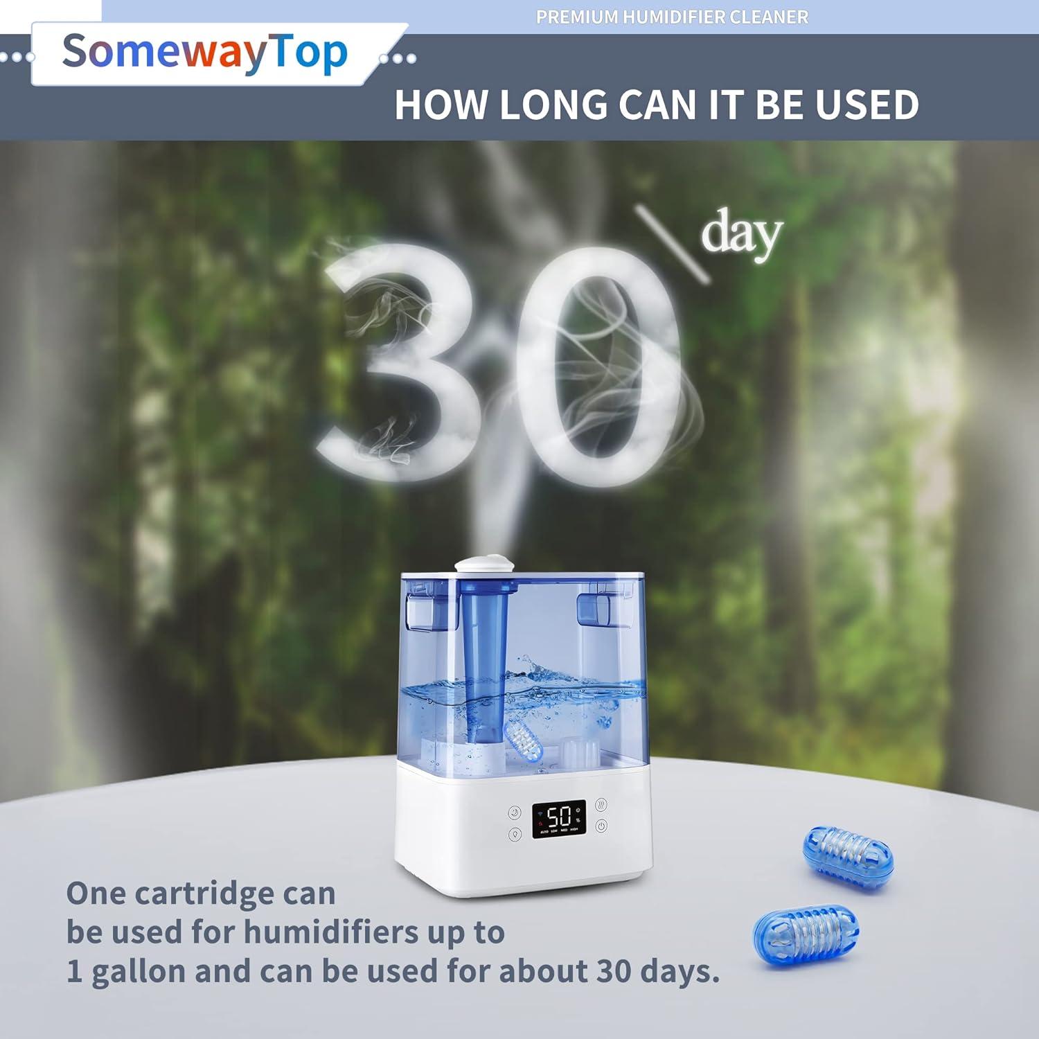 20 Piezas Limpiador de Humidificador SOMEWAYTOP 1 Galón